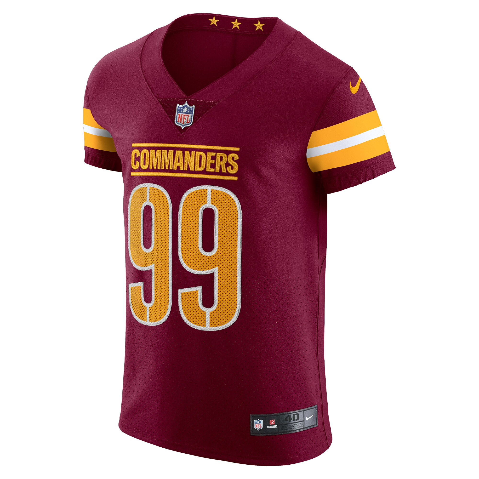 Chase Young Washington Commanders  Vapor Elite Jersey - Burgundy