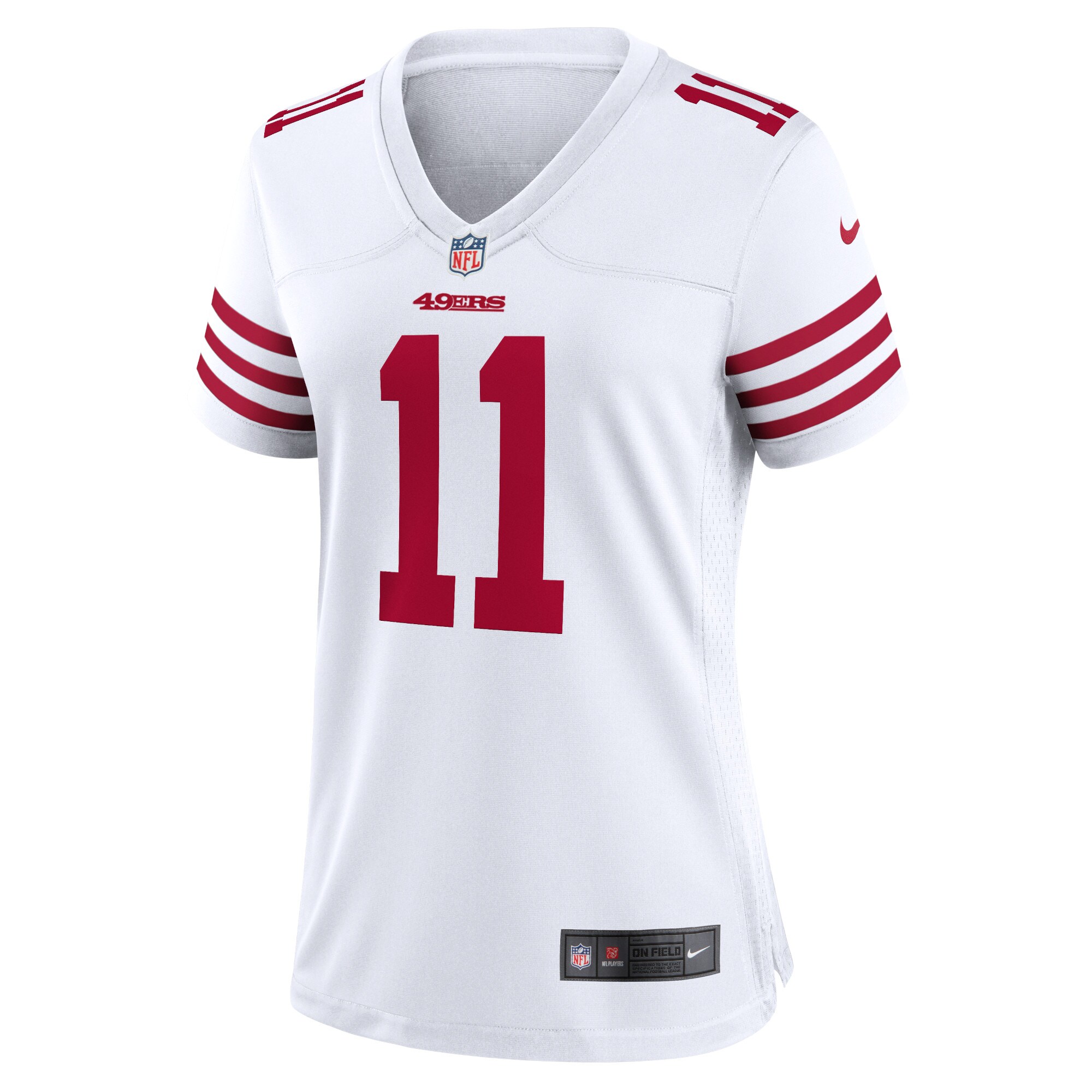 Brandon Aiyuk San Francisco 49ers  Women's Player Game Jersey - White