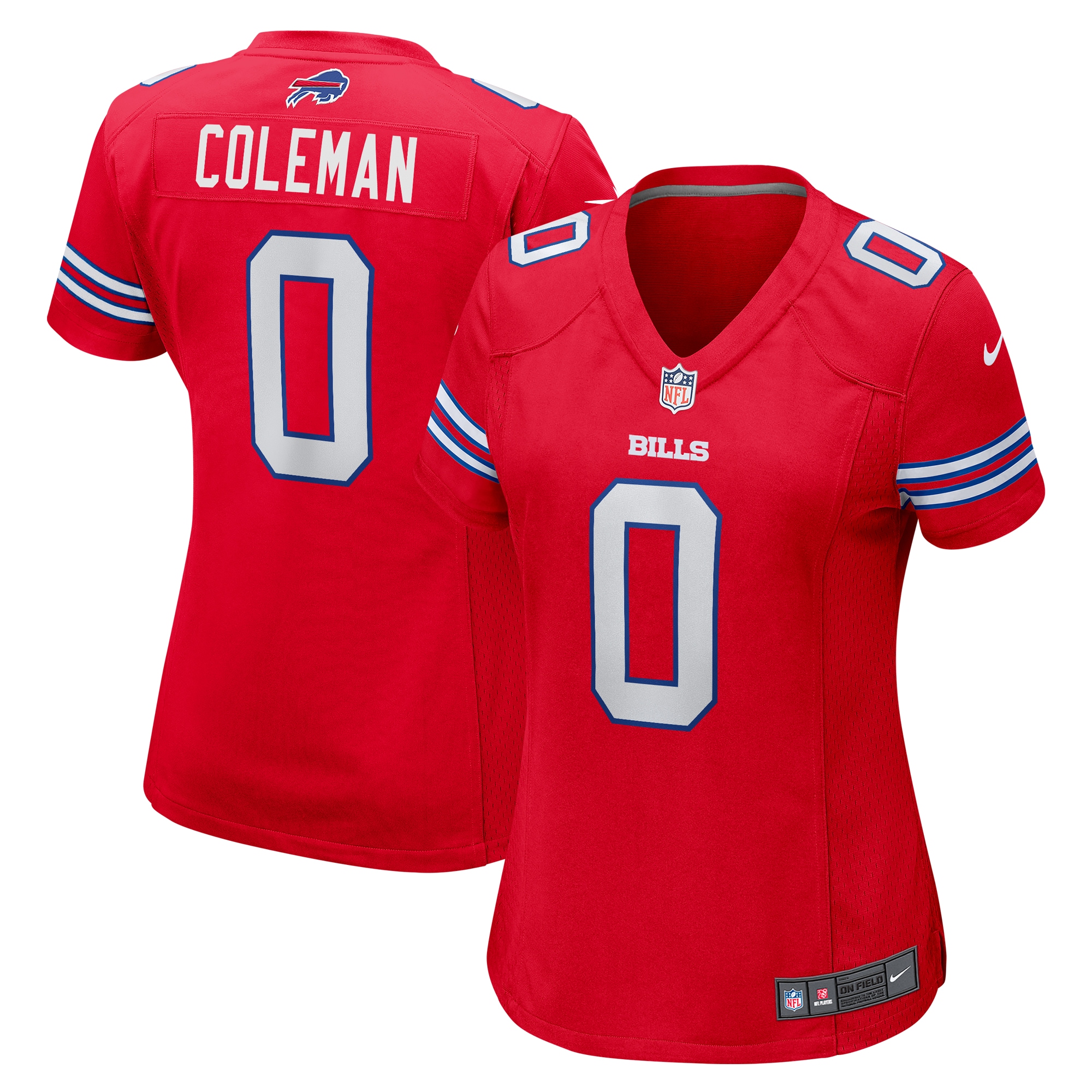 Keon Coleman Buffalo Bills Women's Alternate Game Jersey -  Red