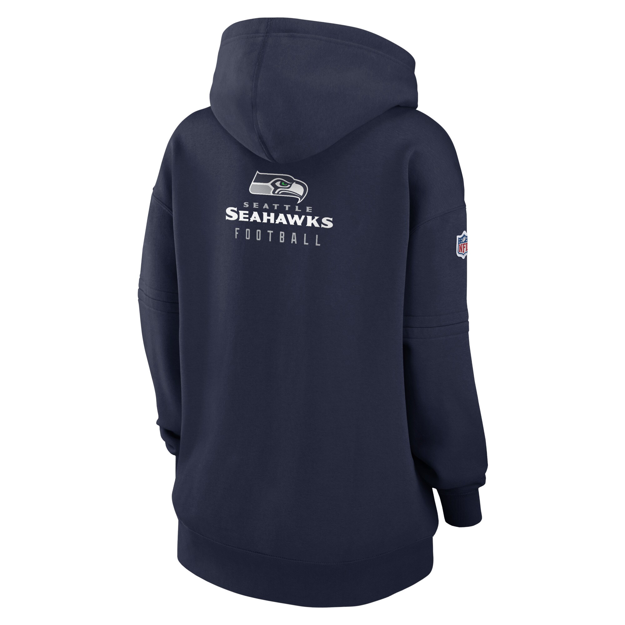 Seattle Seahawks  Women's 2023 Sideline Club Fleece Pullover Hoodie - College Navy