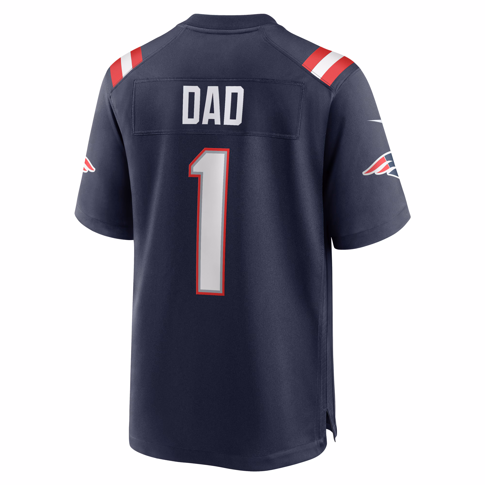 Number 1 Dad New England Patriots Game Jersey - Navy