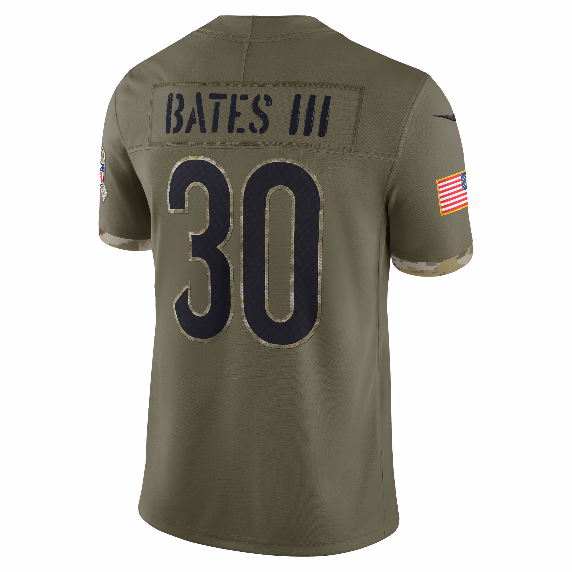 Jessie Bates III Cincinnati Bengals 2022 Salute To Service Limited Jersey - Olive