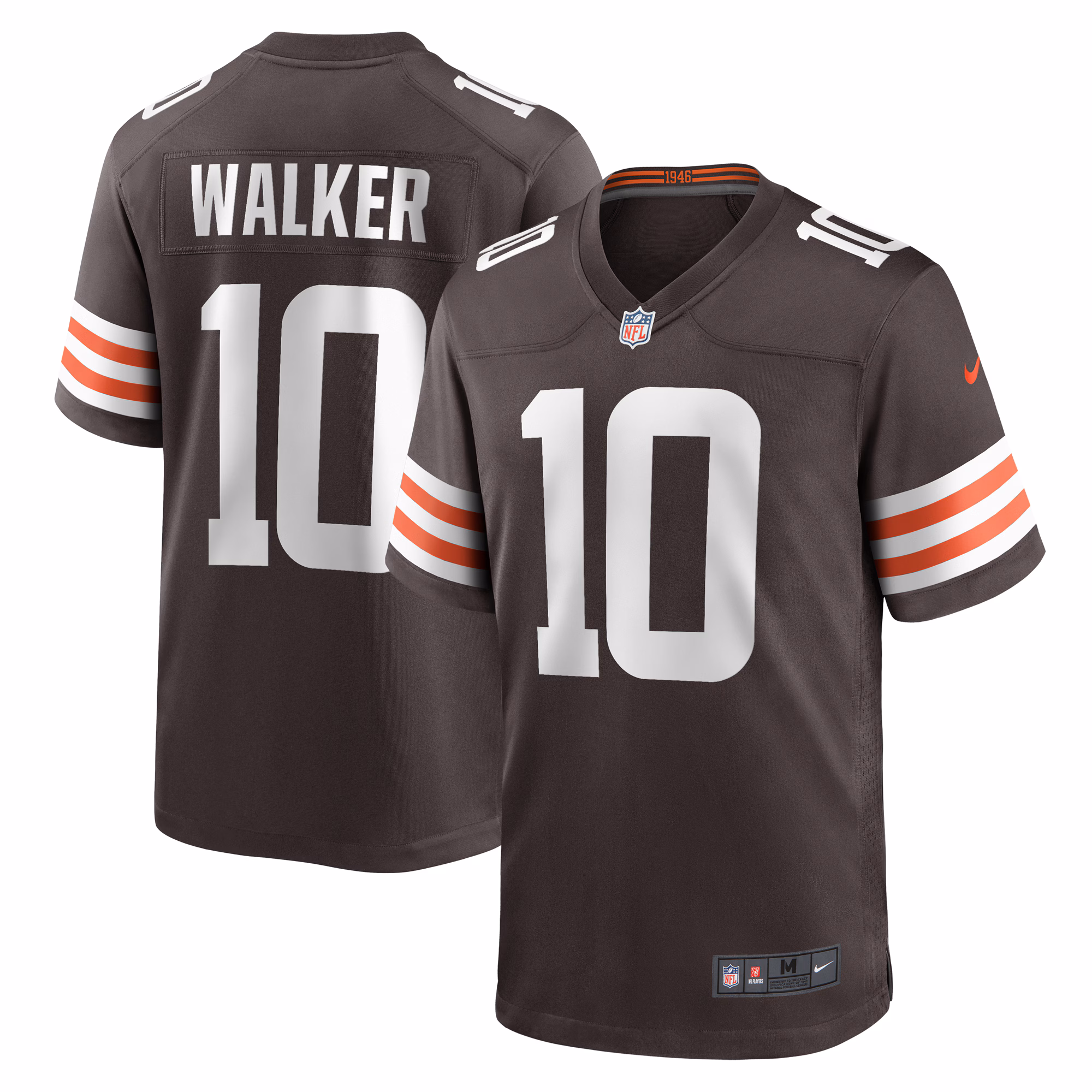 Phillip Walker Cleveland Browns Team Game Jersey -  Brown