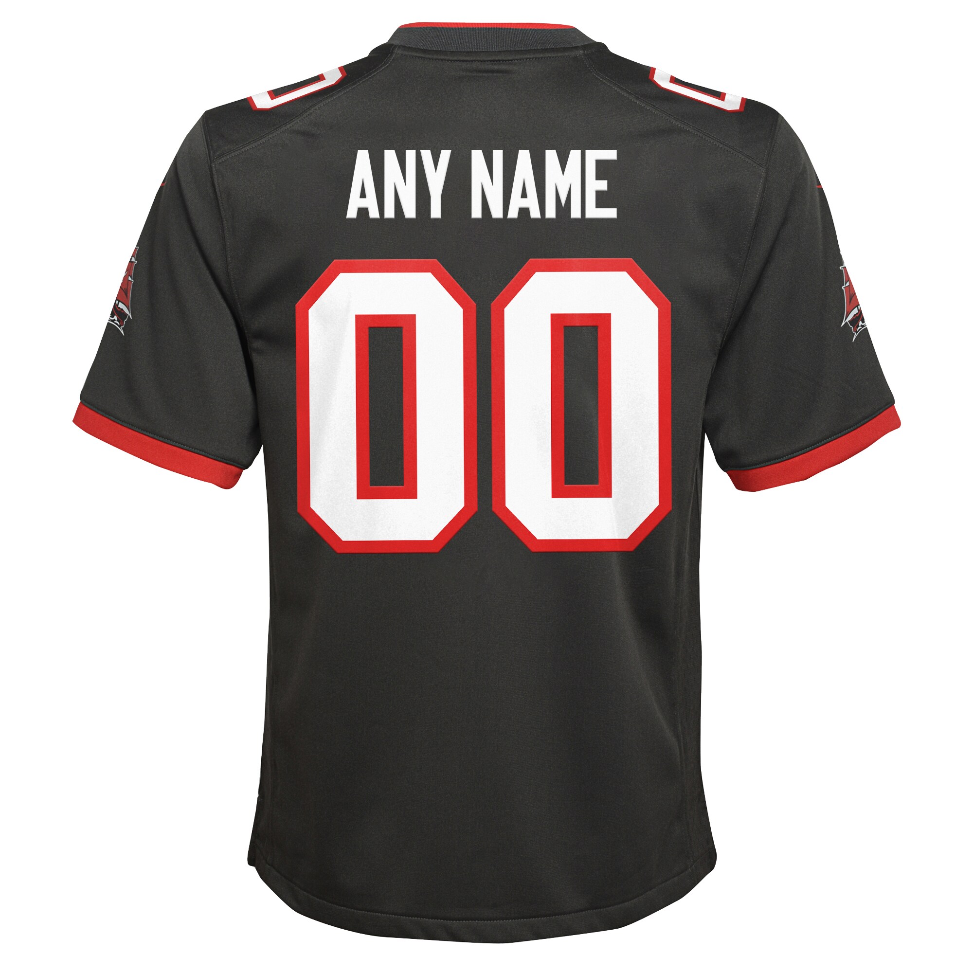 Tampa Bay Buccaneers  Youth Alternate Custom Game Jersey - Pewter