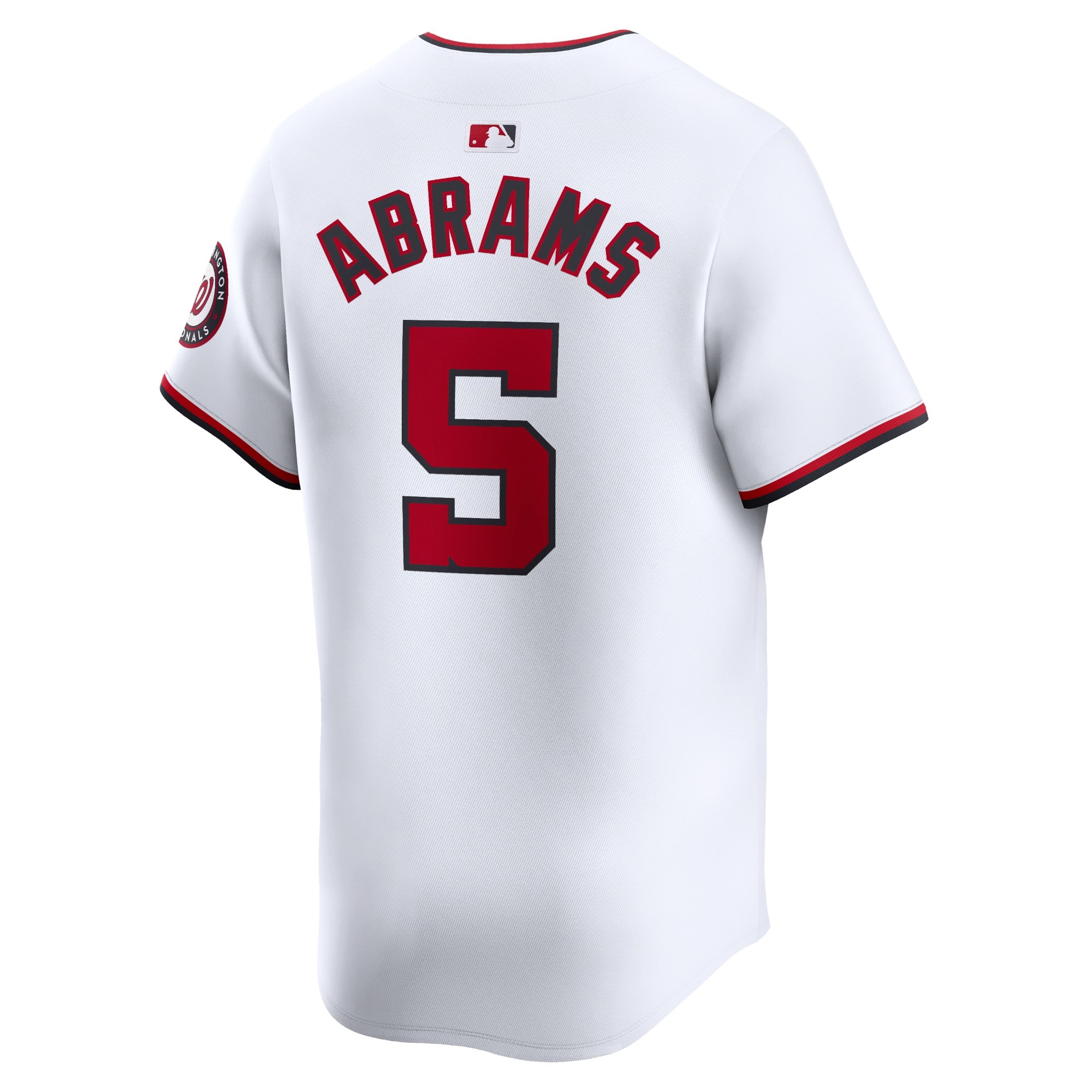 Men's Washington Nationals CJ Abrams  White Home Limited Player Jersey