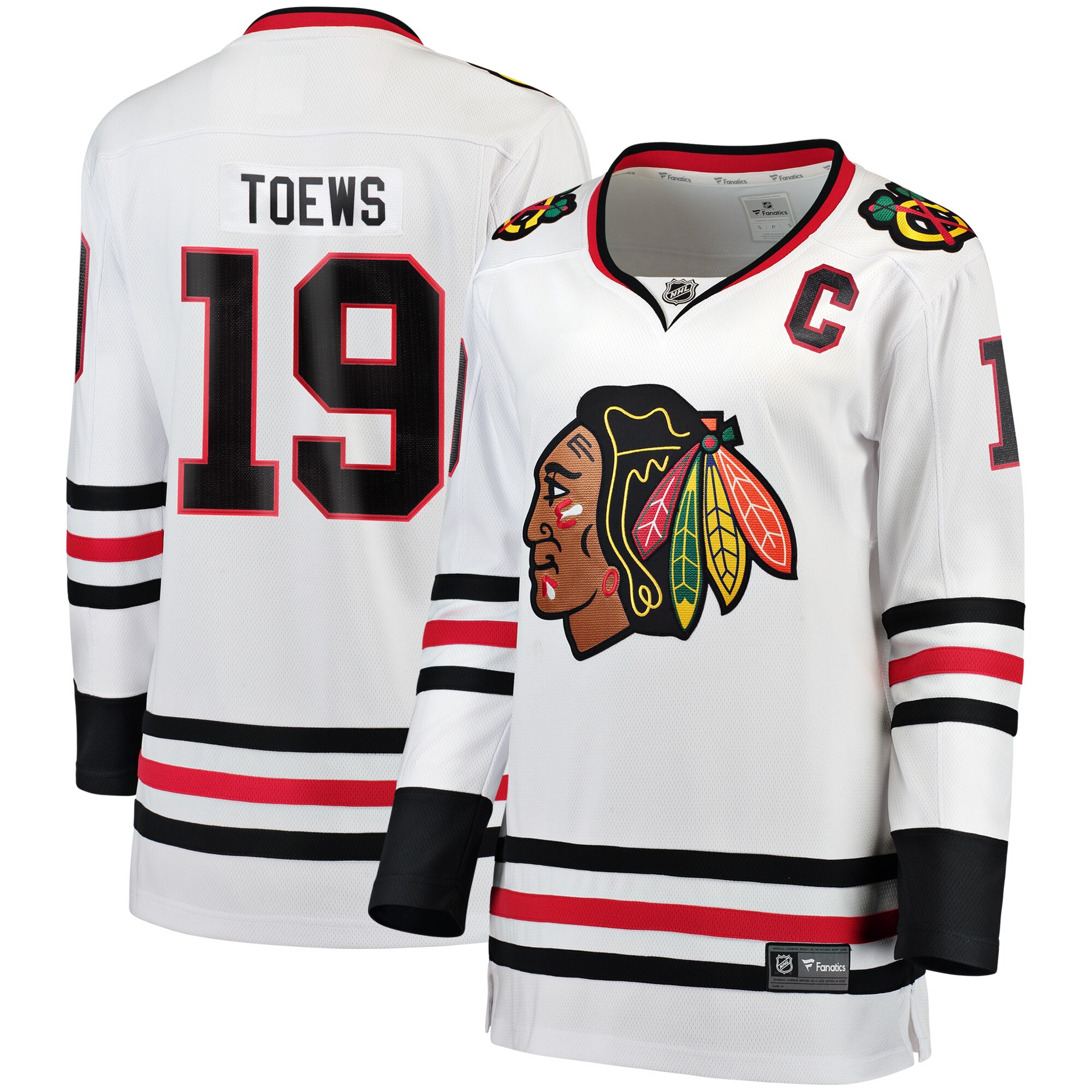 Jonathan Toews Chicago Blackhawks Women's Breakaway Player Jersey - White
