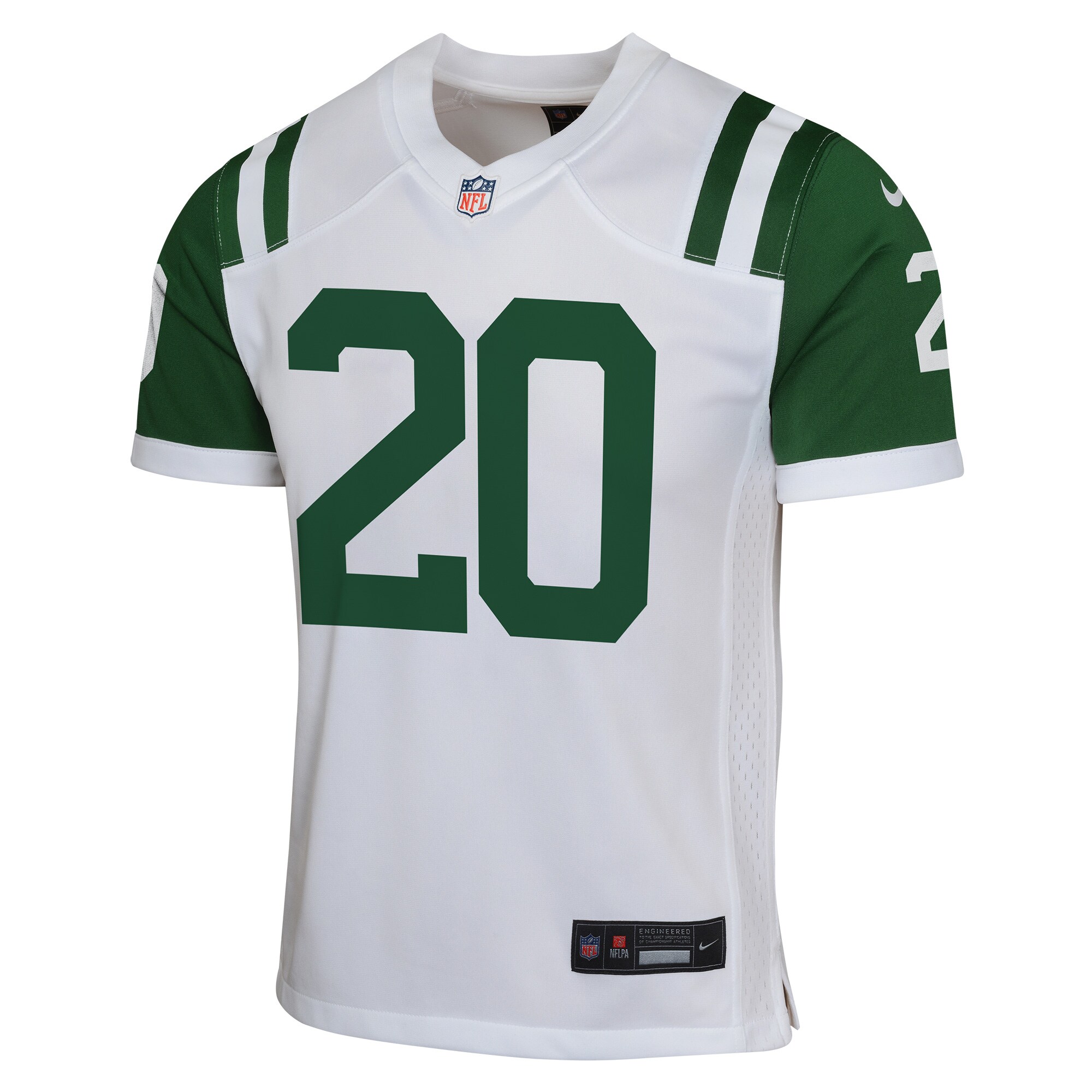 Breece Hall New York Jets Youth Classic Alternate Game Jersey - White