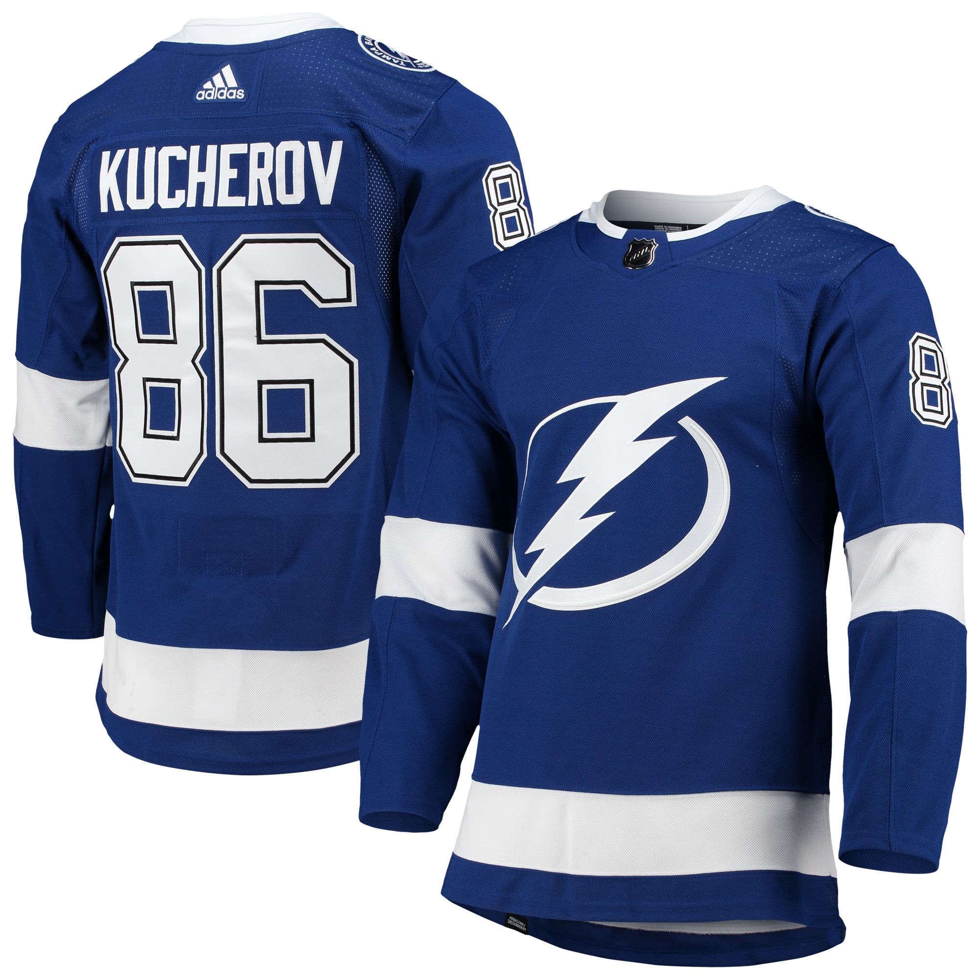 Nikita Kucherov Tampa Bay Lightning  Home Primegreen Authentic Pro Player Jersey - Blue