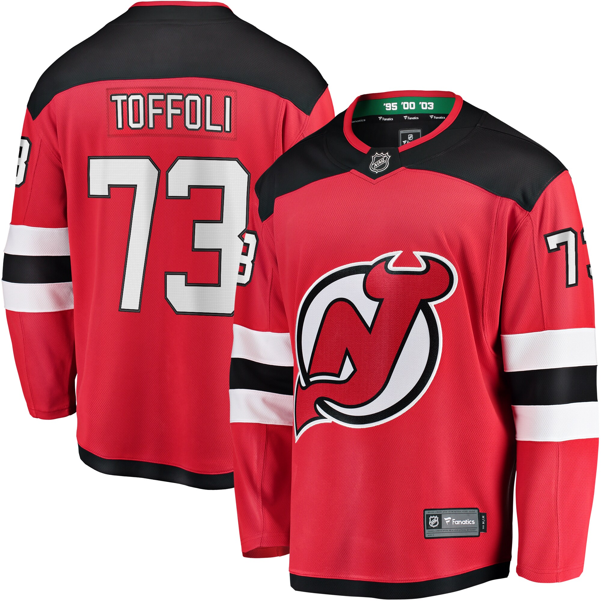 Tyler Toffoli New Jersey Devils Home Breakaway Player Jersey - Red