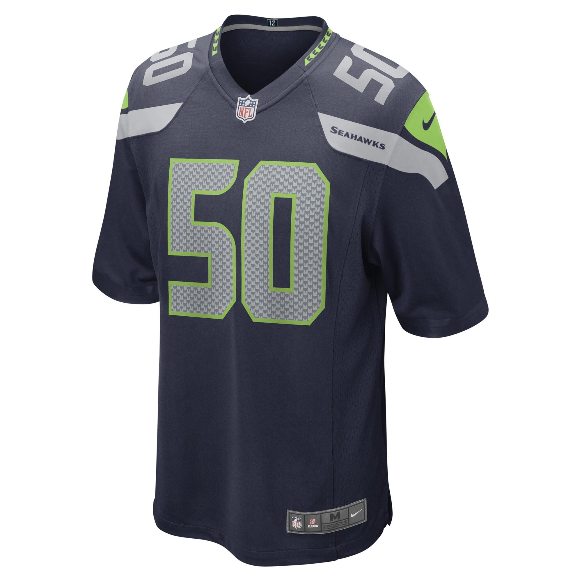 Vi Jones Seattle Seahawks  Game Player Jersey - College Navy