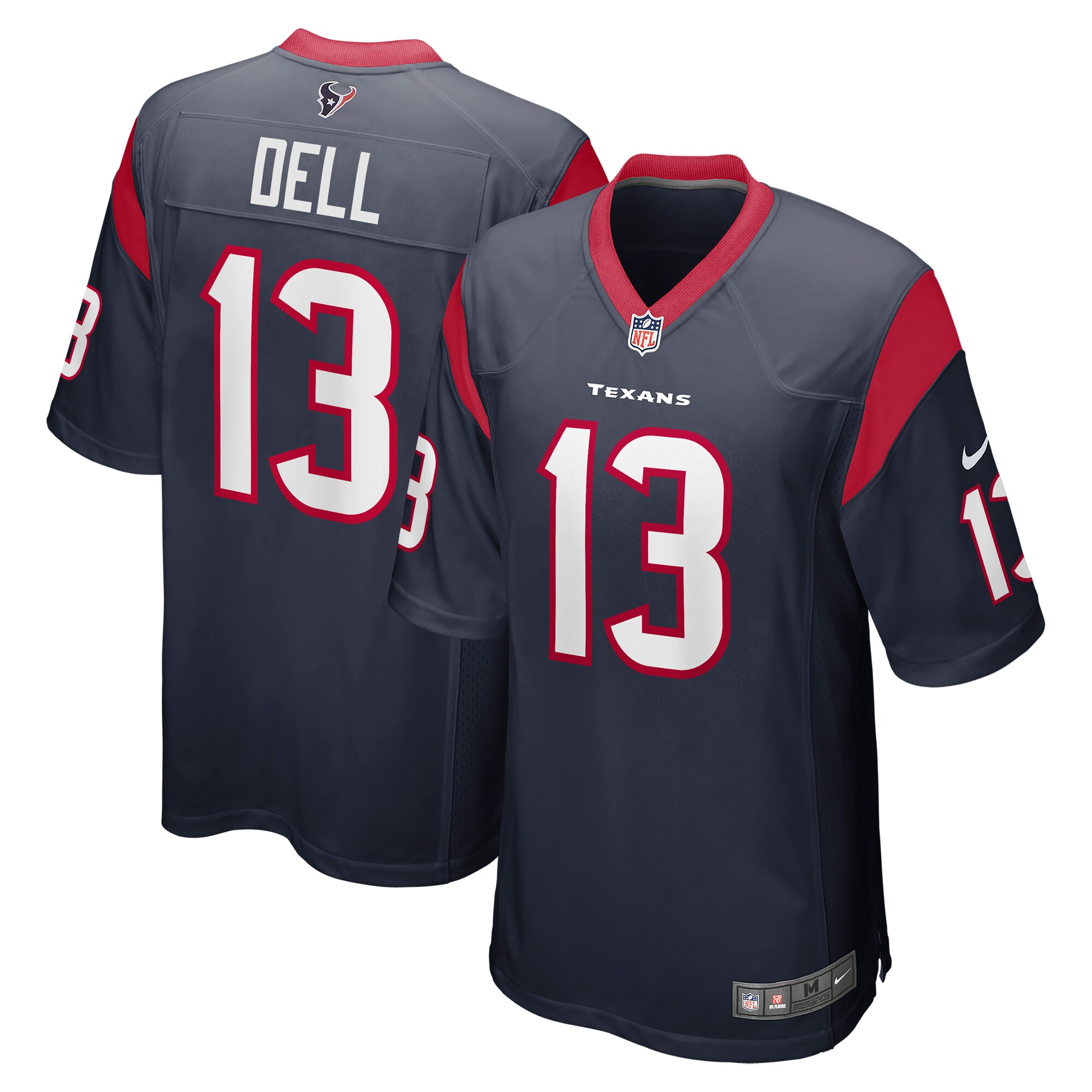 Tank Dell Houston Texans  Team Game Jersey - Navy