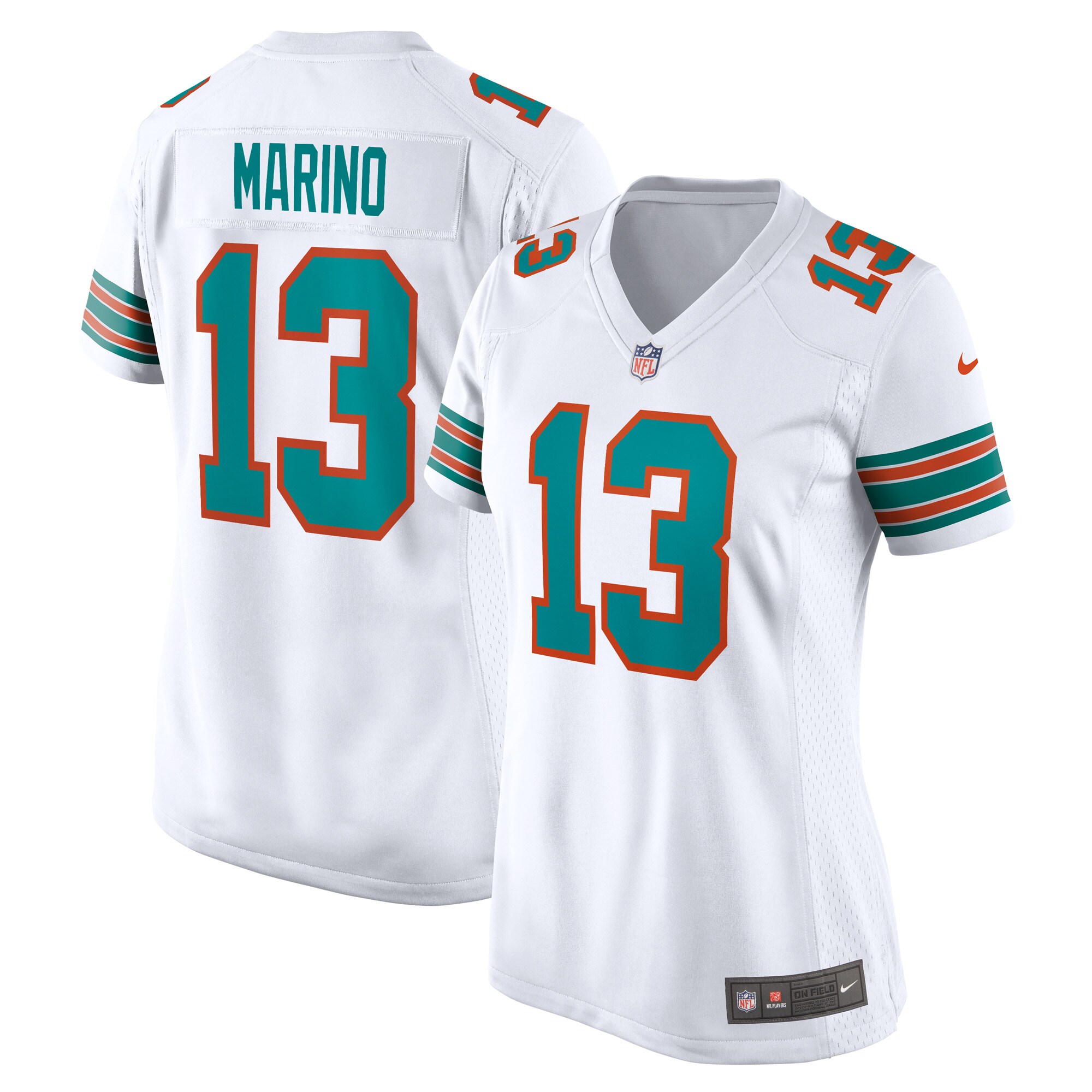 Dan Marino Miami Dolphins Women's Game Retired Player Jersey - Aqua