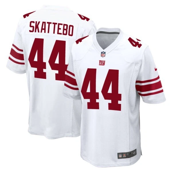Men's New York Giants #44 Cam Skattebo White Limited Stitched Jersey