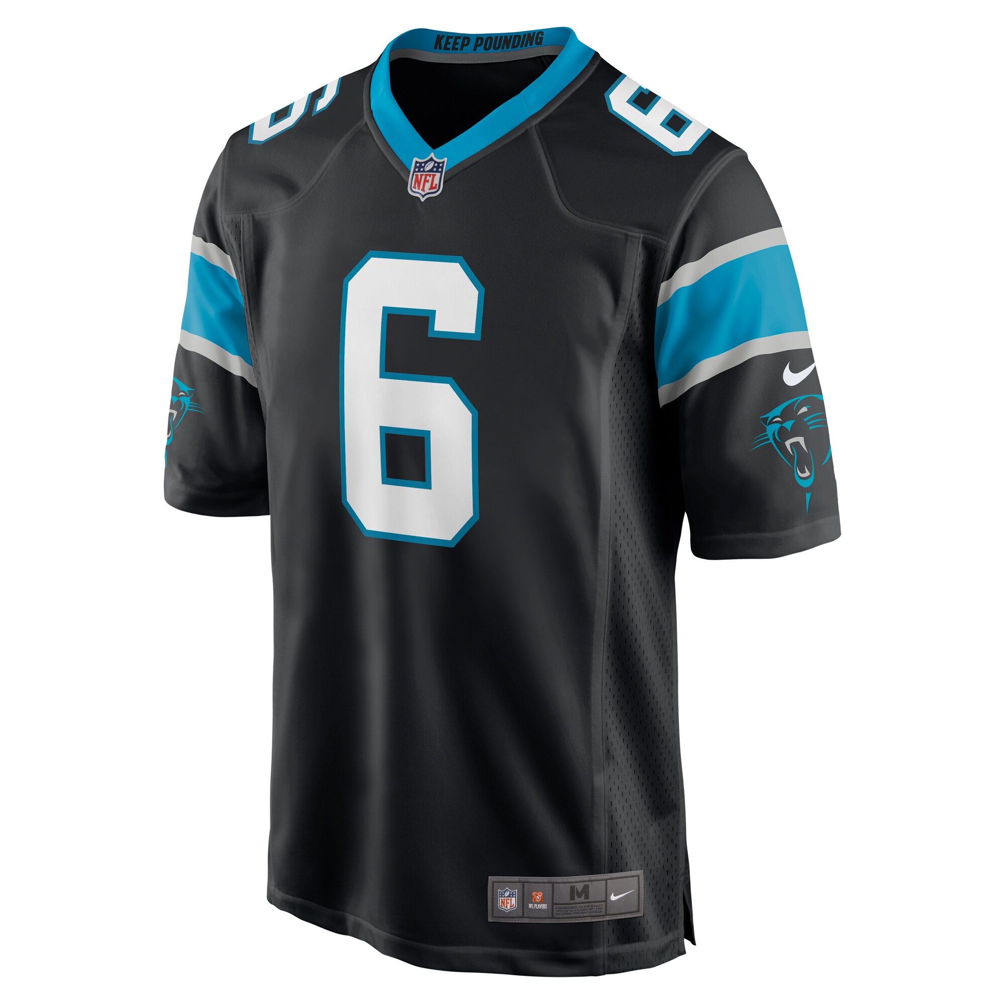 Baker Mayfield Carolina Panthers  Home Player Game Jersey - Black