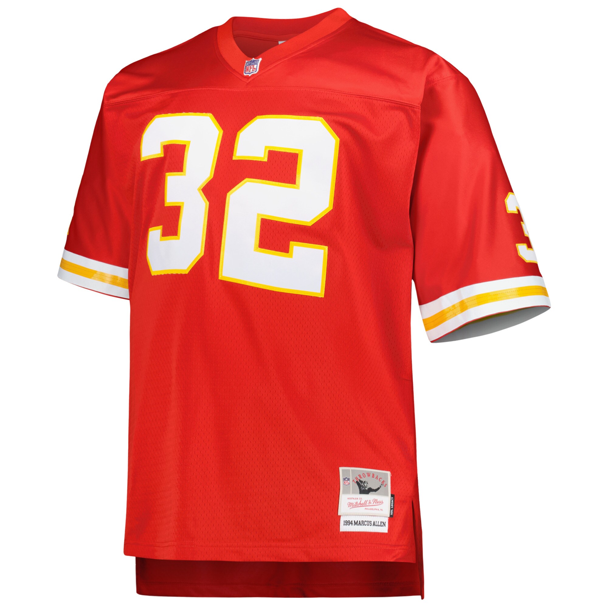 Marcus Allen Kansas City Chiefs  Big & Tall 1994 Retired Player Replica Jersey - Red