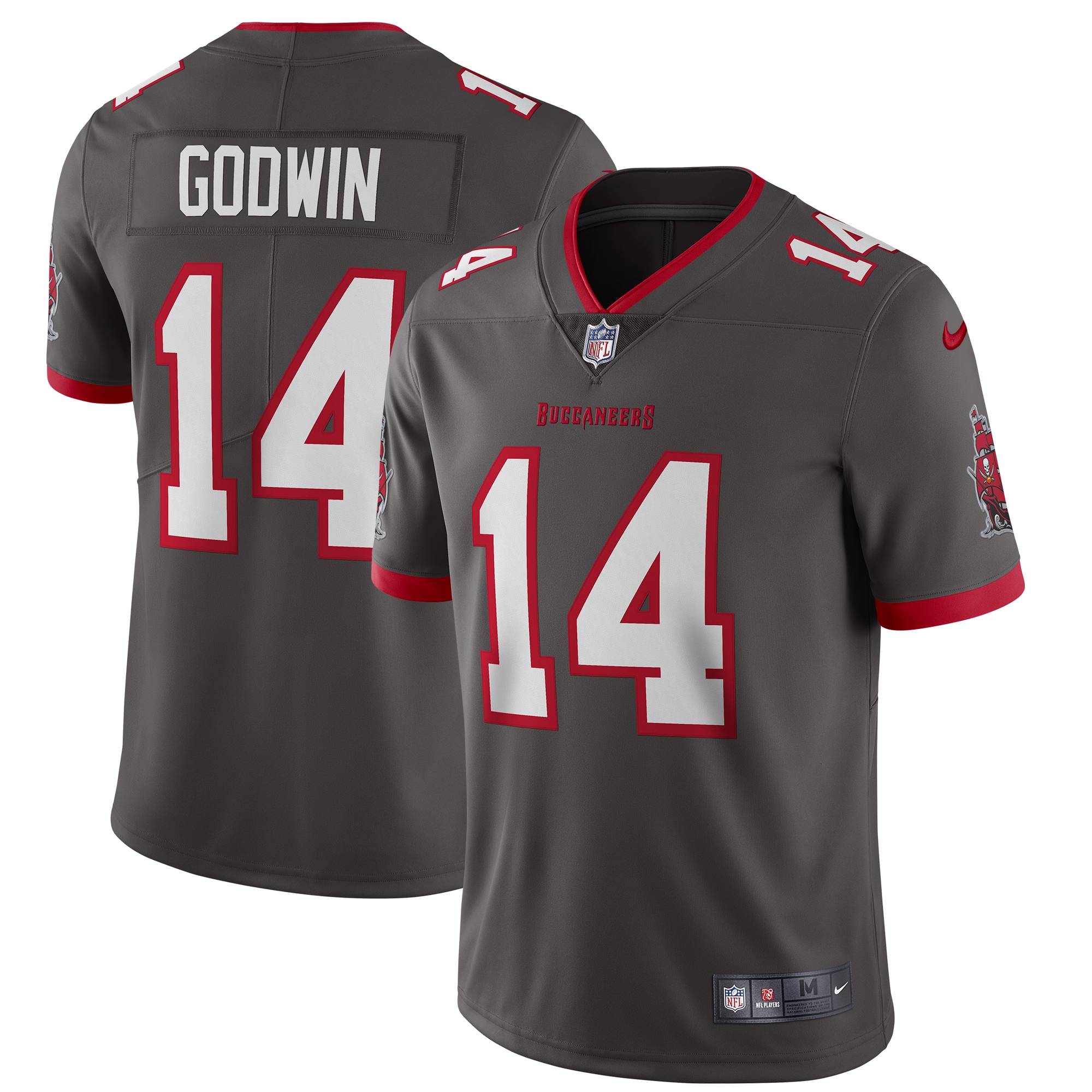 Chris Godwin Tampa Bay Buccaneers  Alternate Vapor Limited Jersey - Pewter