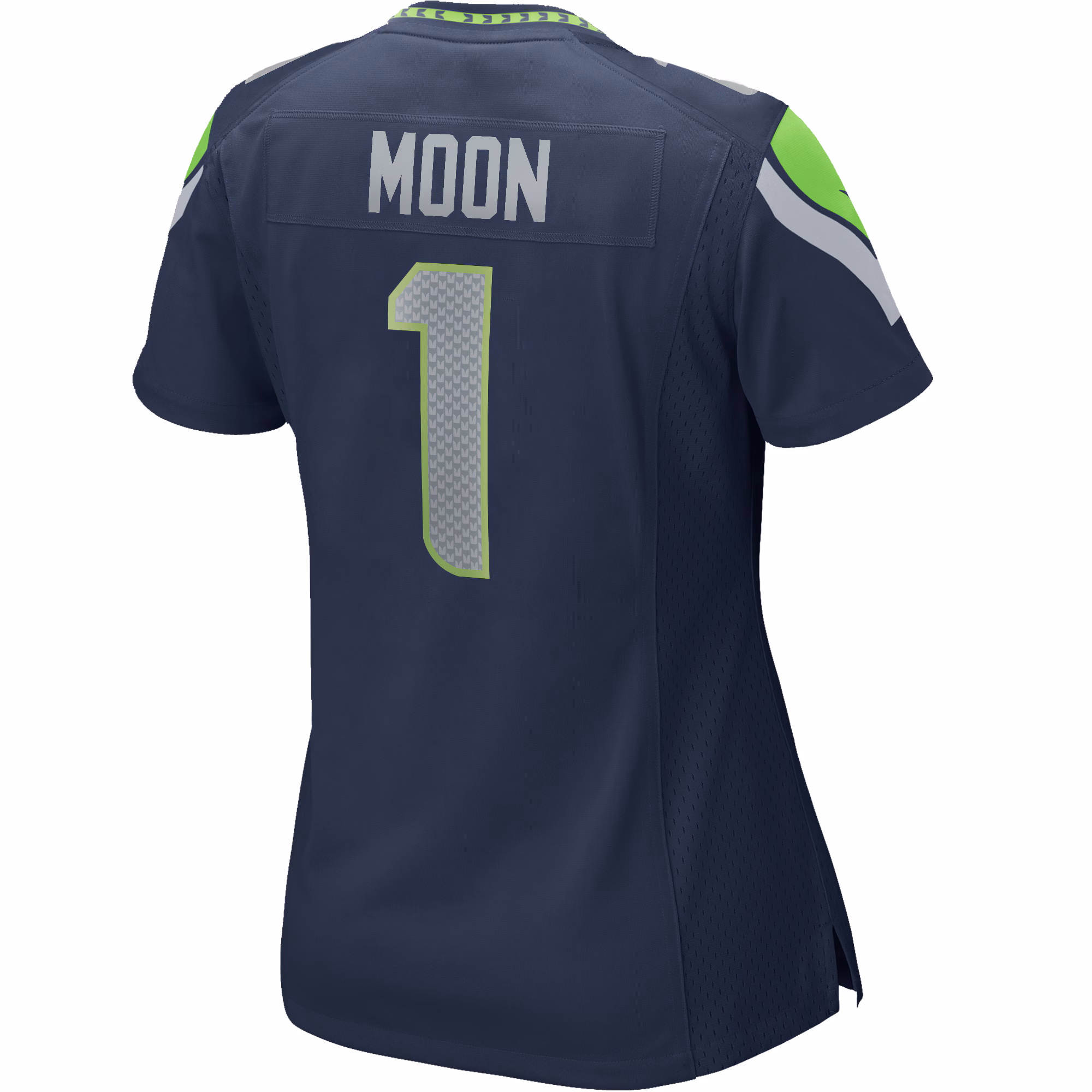 Warren Moon Seattle Seahawks Women's Throwback Retired Player Game Jersey - Royal