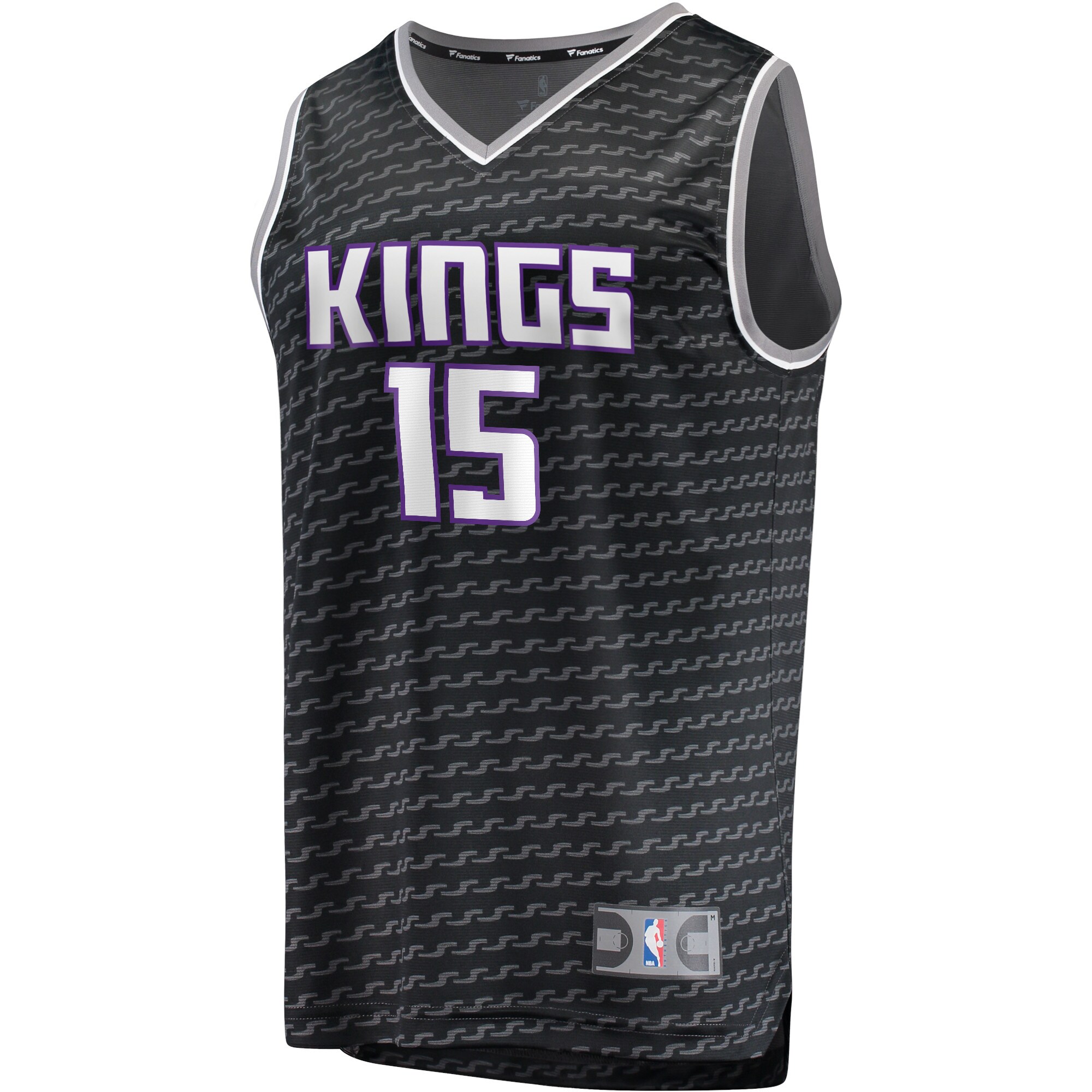 Davion Mitchell Sacramento Kings  Fast Break Replica Player Jersey - Statement Edition - Black