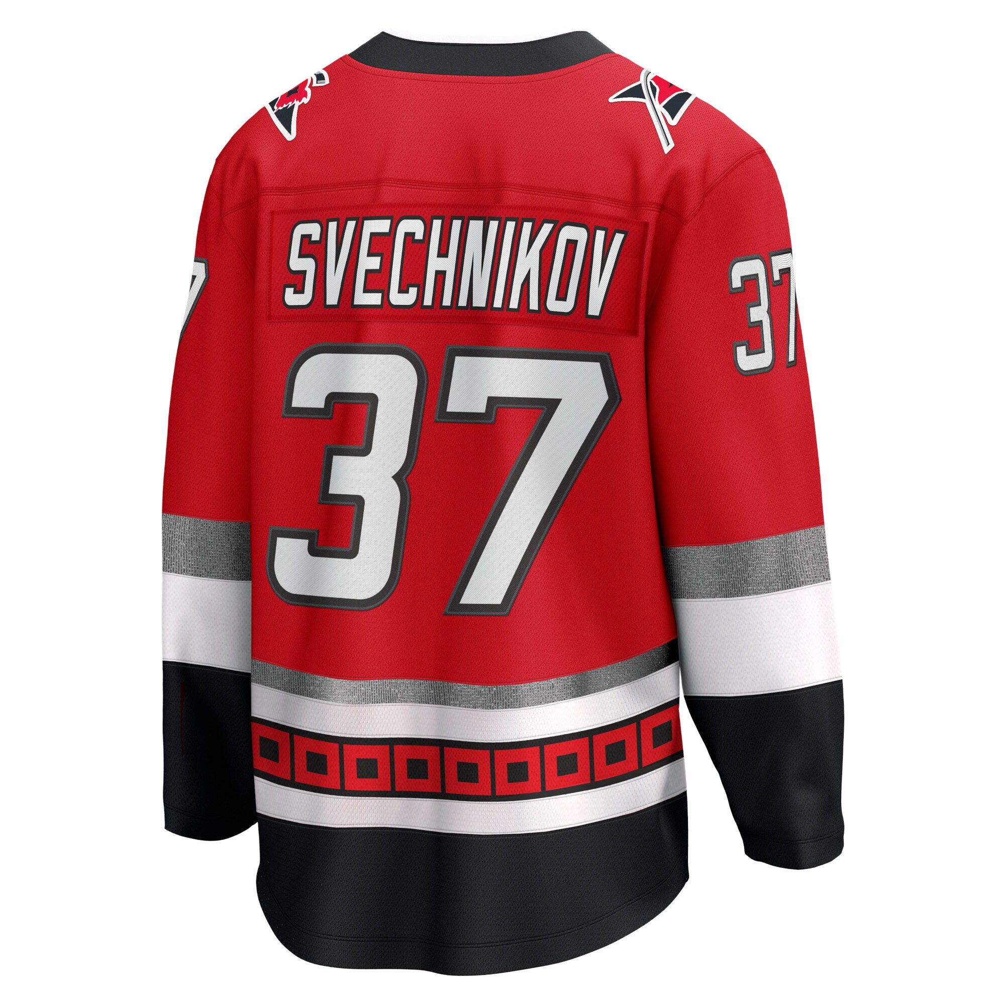 Andrei Svechnikov Carolina Hurricanes 25th Anniversary Premier Breakaway Player Jersey - Red
