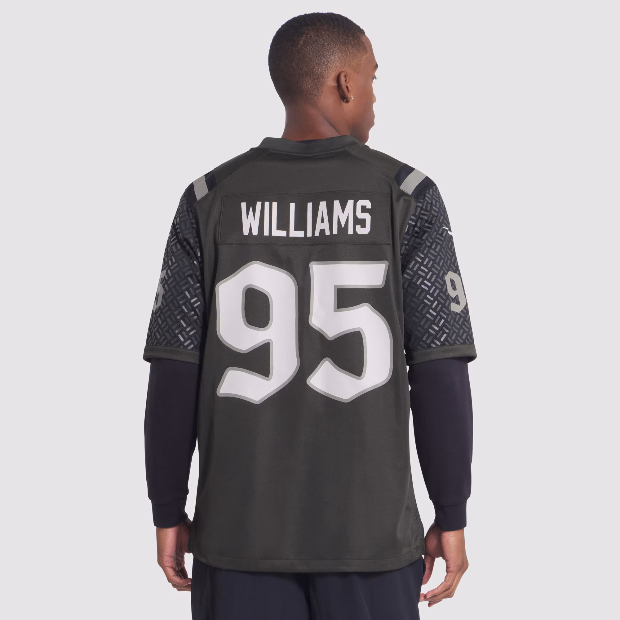 Quinnen Williams #95 New York Jets 2025 Rivalries Collection Game Jersey - Gotham Green