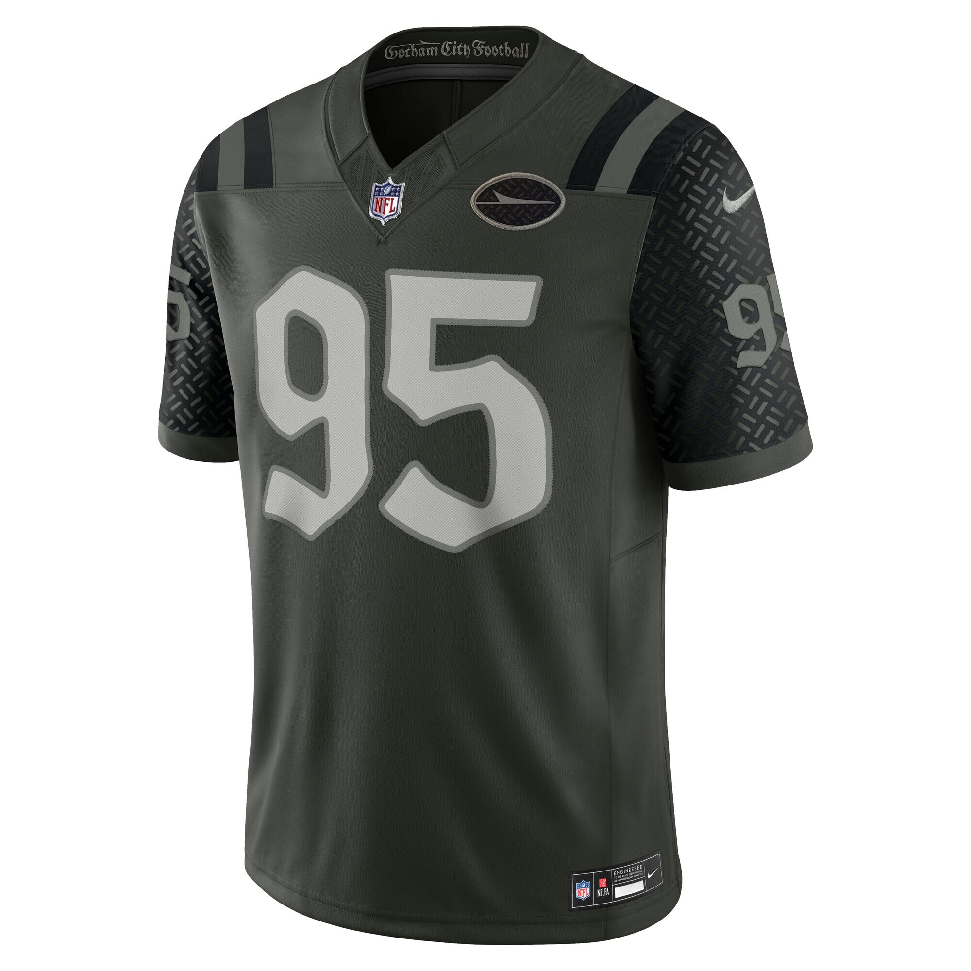 Quinnen Williams #95 New York Jets 2025 Rivalries Collection Limited Jersey - Gotham Green