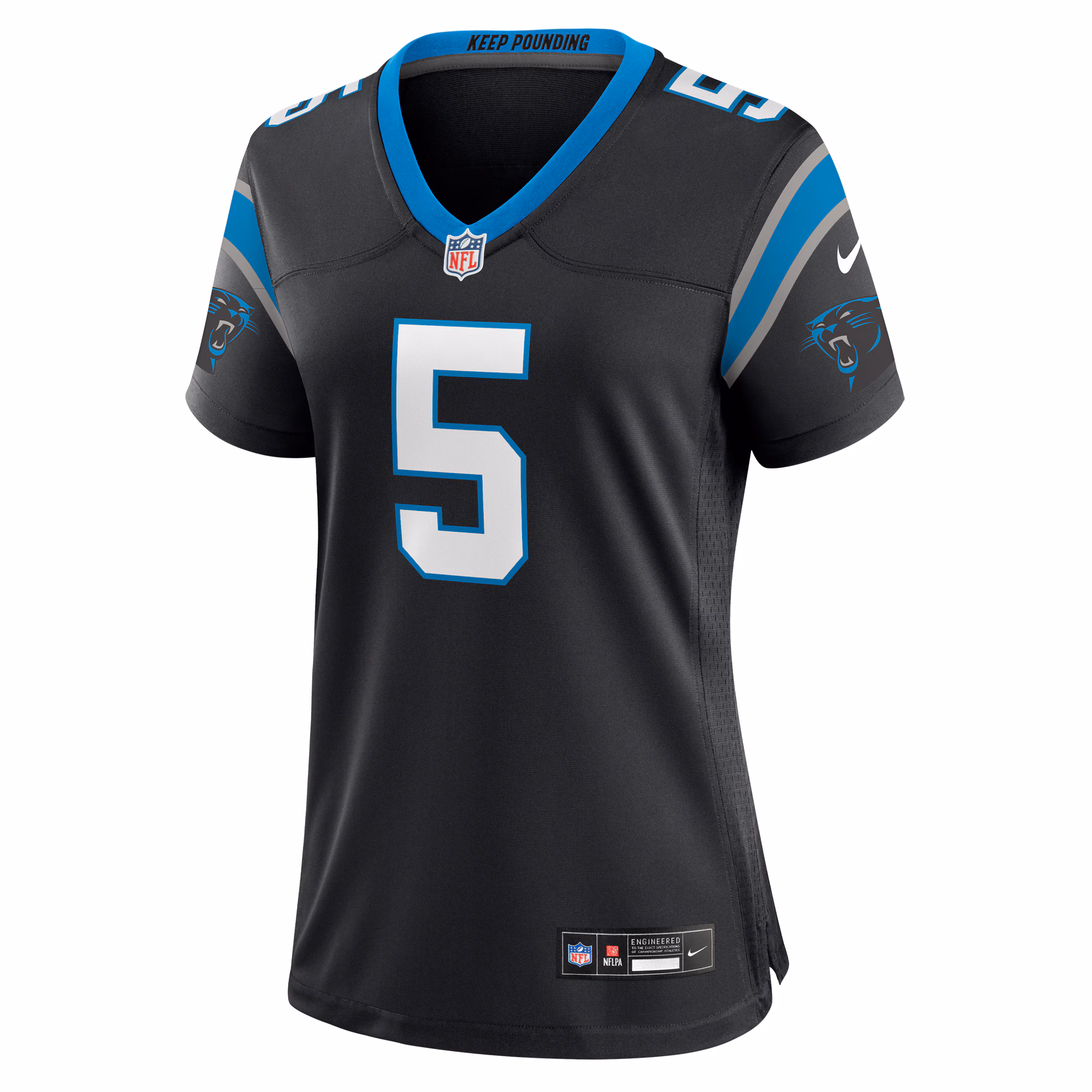 Laviska Shenault Jr. Carolina Panthers Women's Team Game Jersey - Black