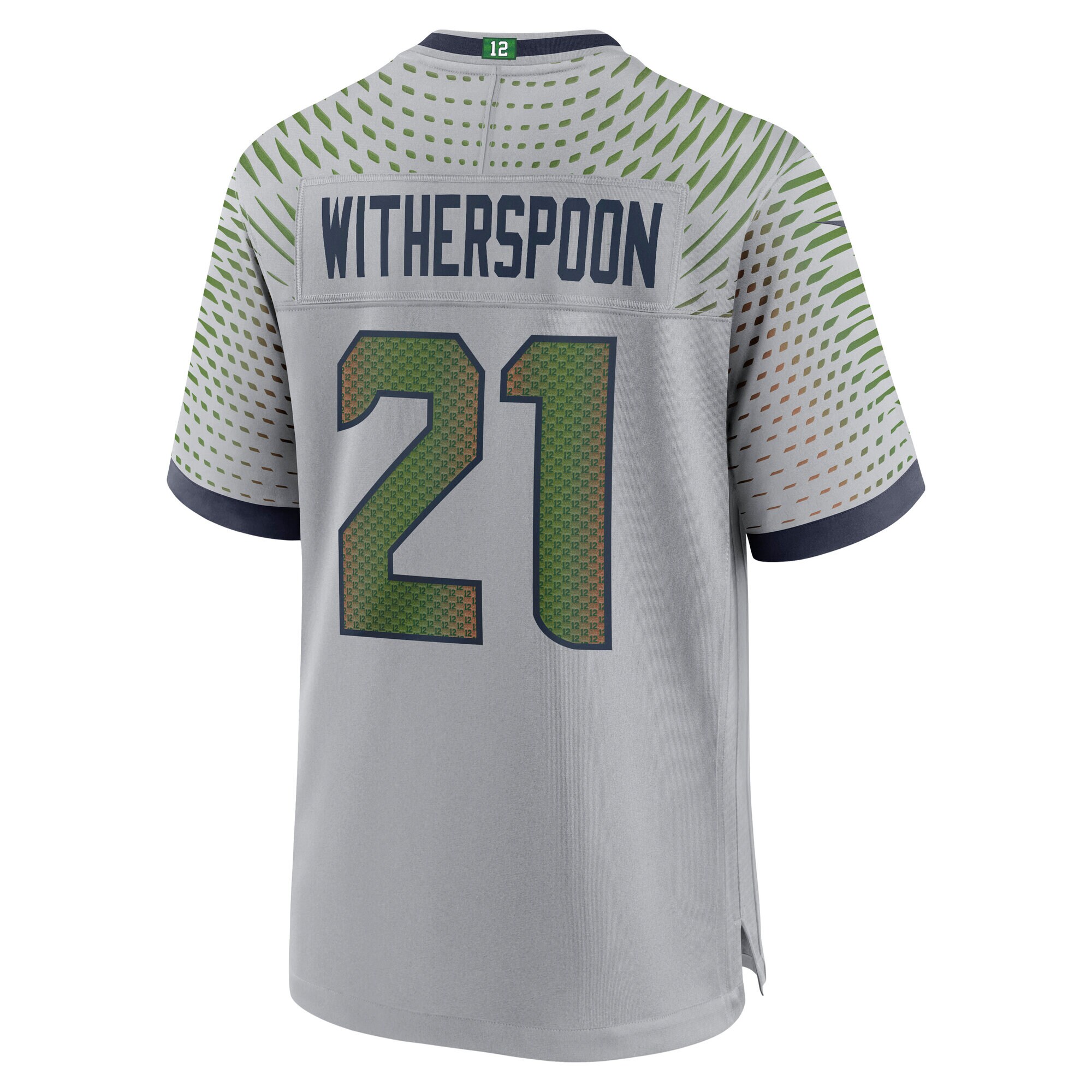 Devon Witherspoon #21 Seattle Seahawks 2025 Rivalries Collection Game Jersey - Wolf Gray