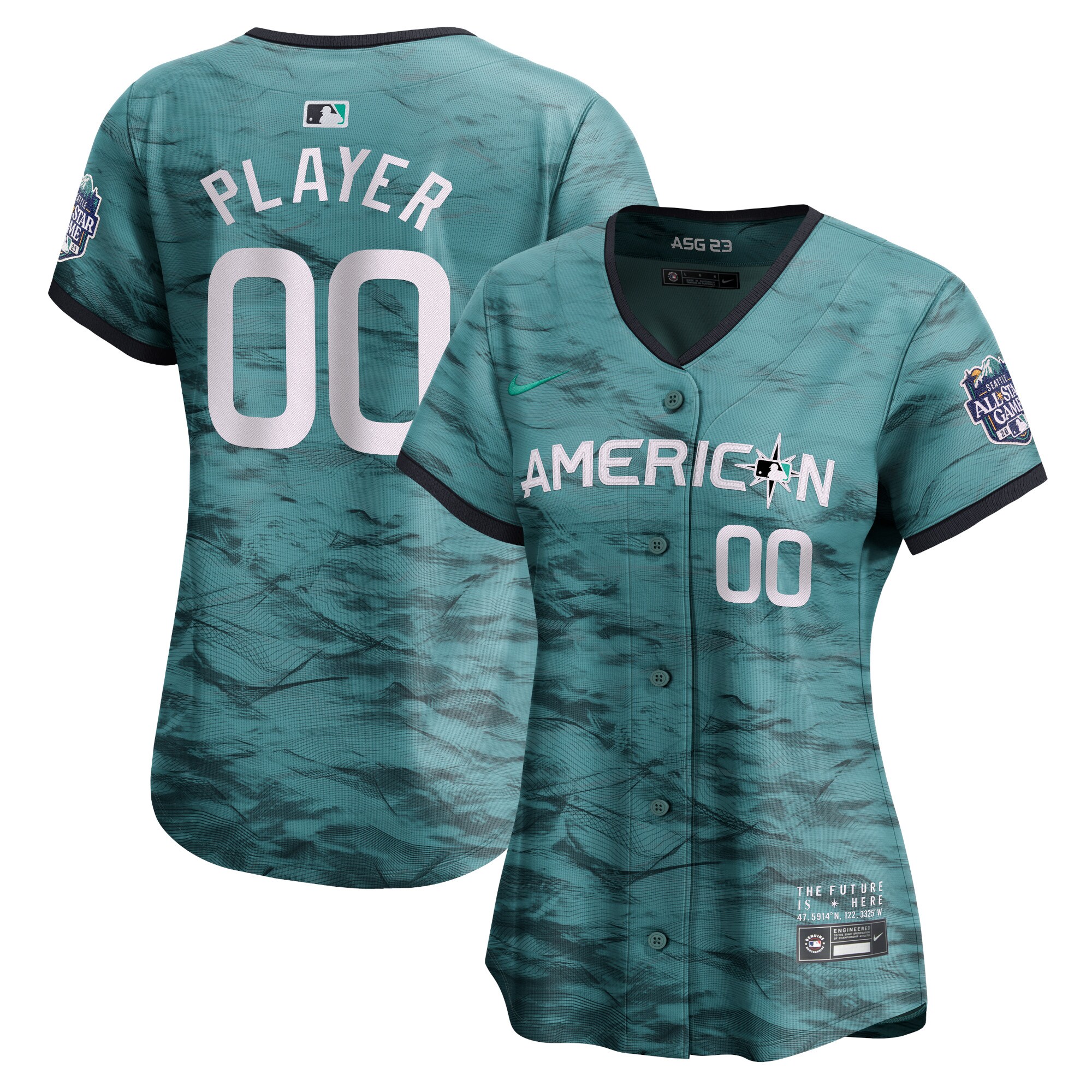 American League  Women's 2023 MLB All-Star Game Pick-A-Player Limited Jersey - Teal