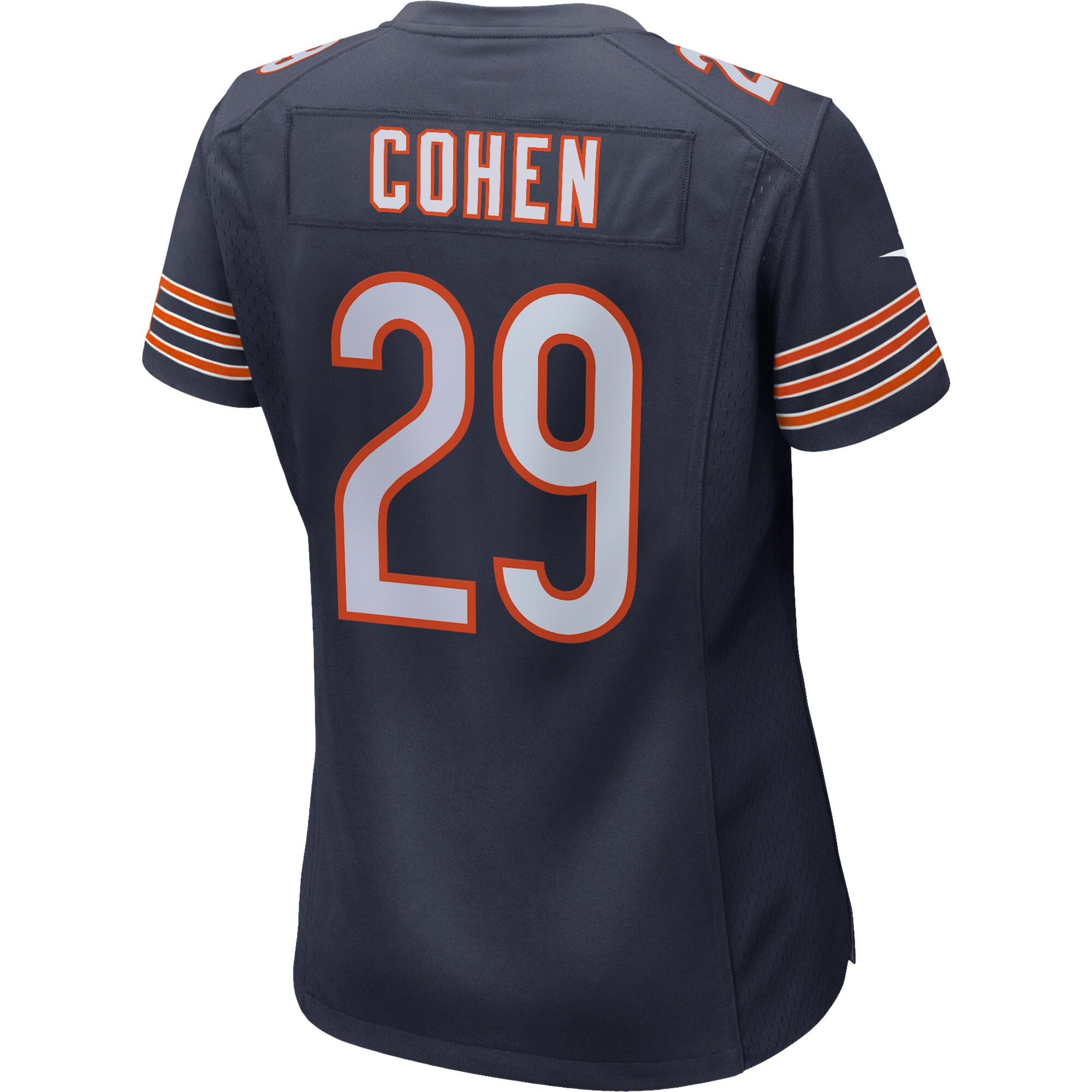 Tarik Cohen Chicago Bears  Women's Game Player Jersey - Navy