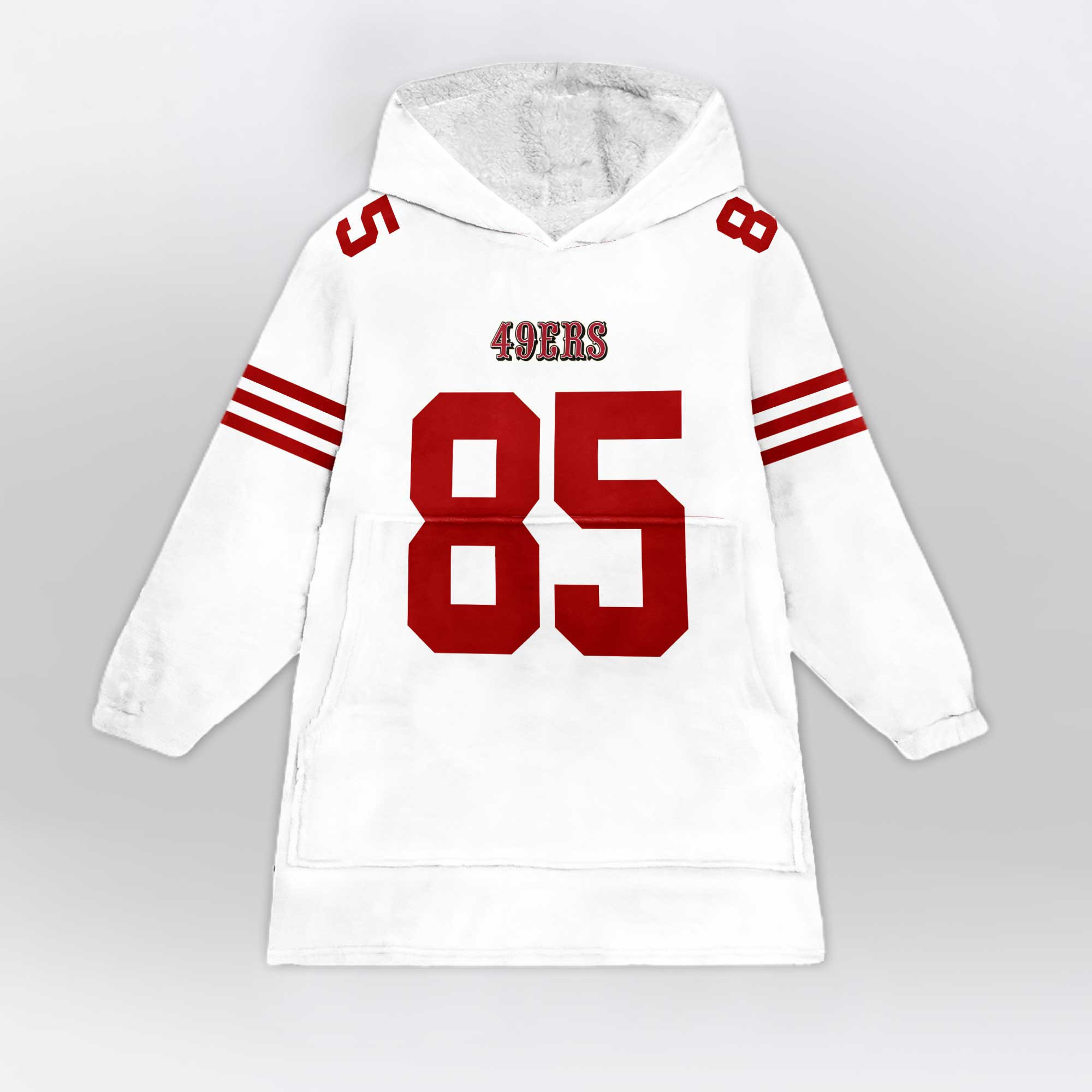 Kid G.K. 85 San Francisco 49ers Football Unisex Blanket Hoodie