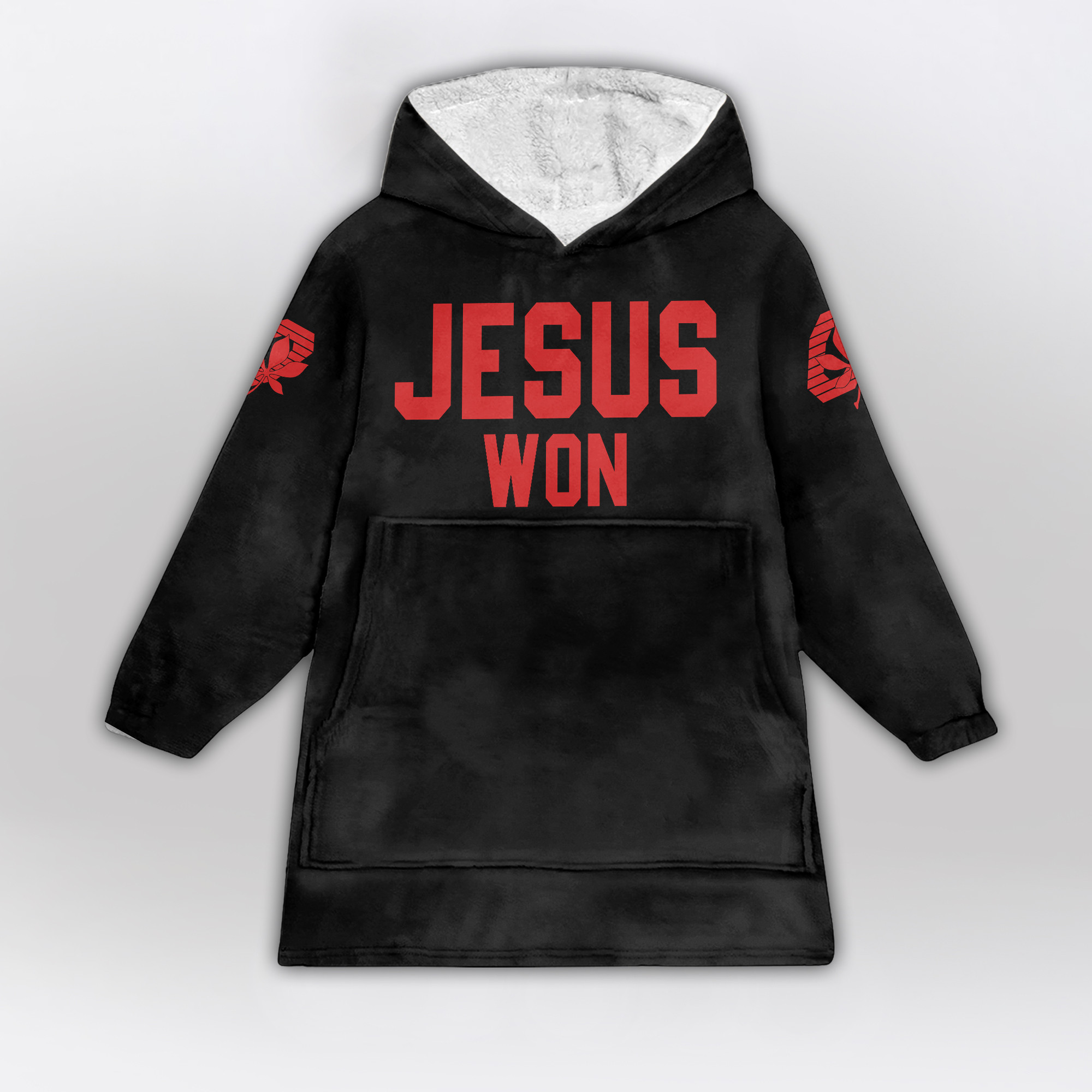 Adult Ohio State Football Unisex Blanket Hoodie