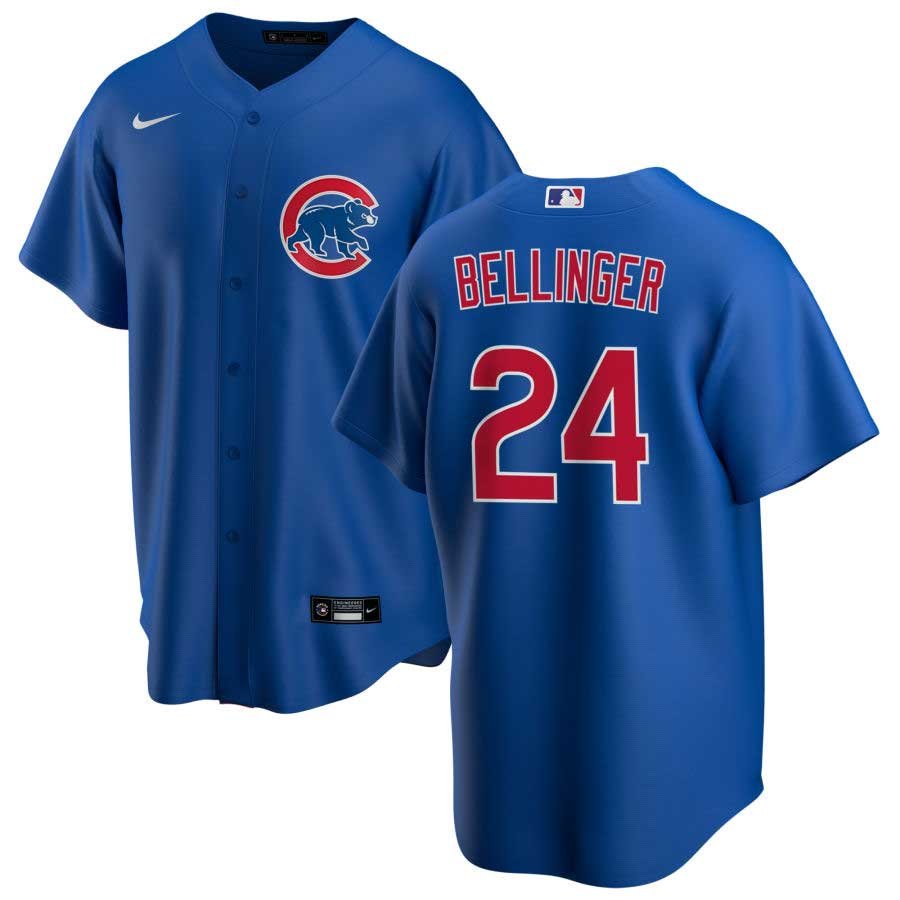 Men's Chicago Cubs #24 Cody Bellinger  Alternate Jersey
