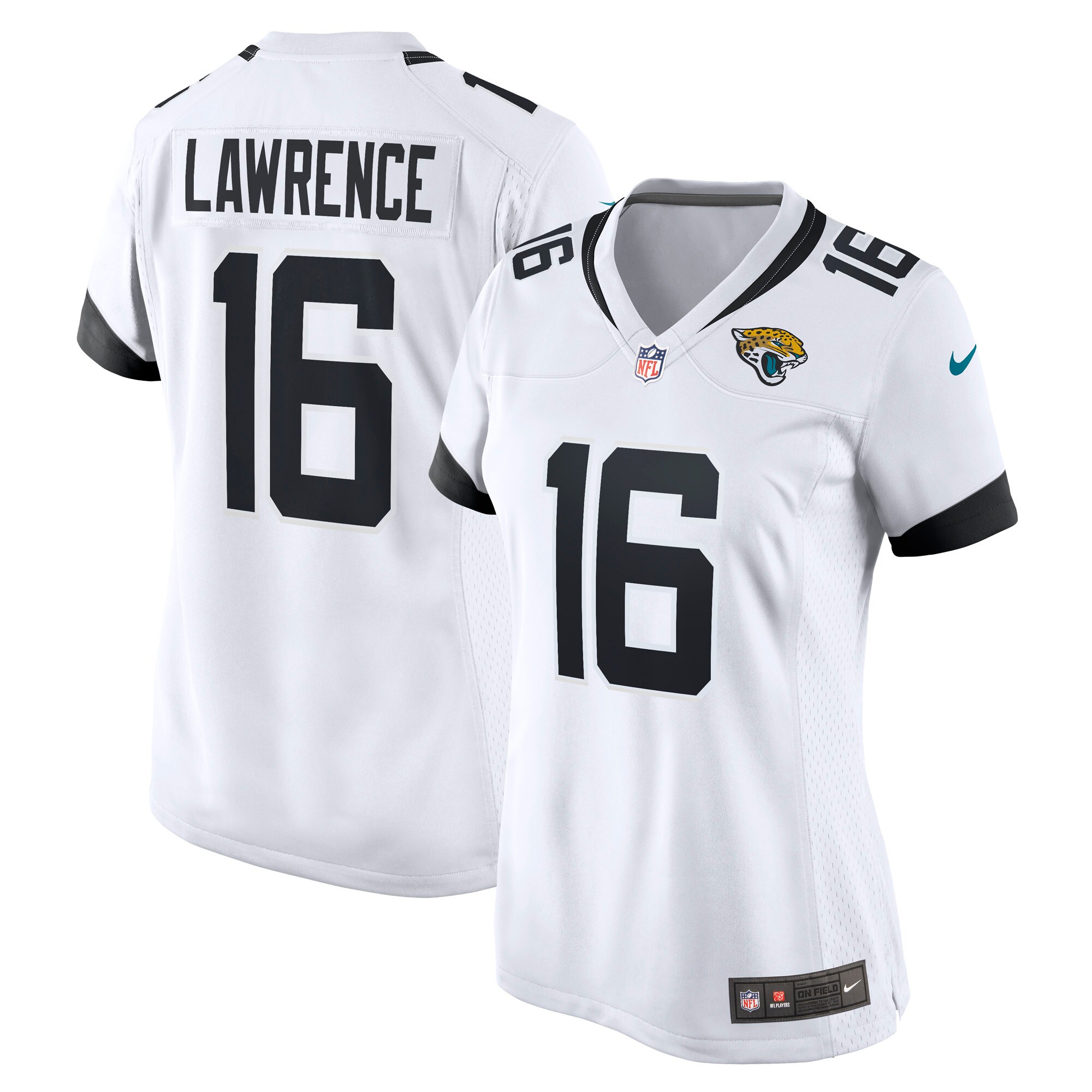 Trevor Lawrence Jacksonville Jaguars  Women's 2021 NFL Draft First Round Pick Game Jersey - White
