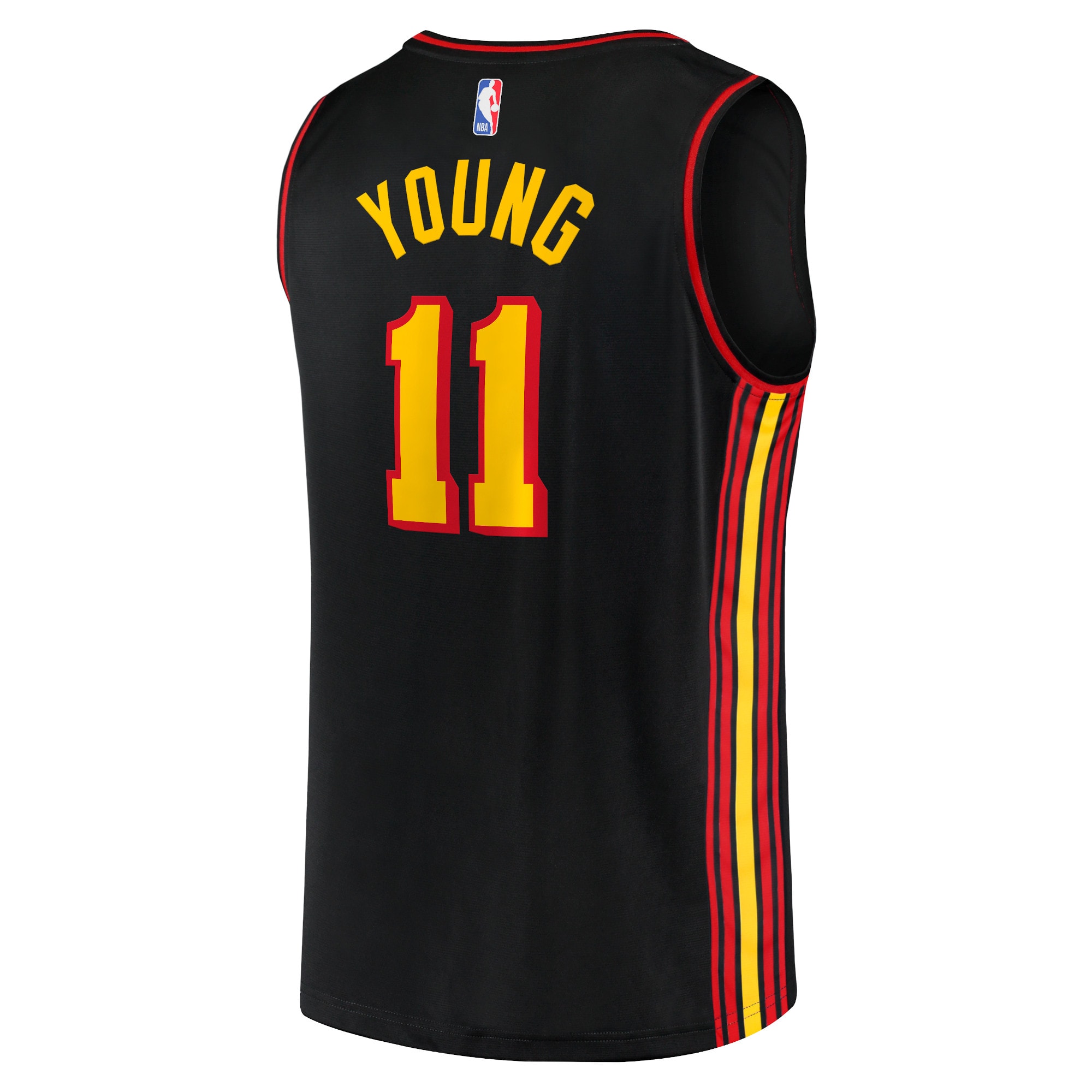 Trae Young Atlanta Hawks  Youth 2020/21 Fast Break Player Jersey - Black - Statement Edition