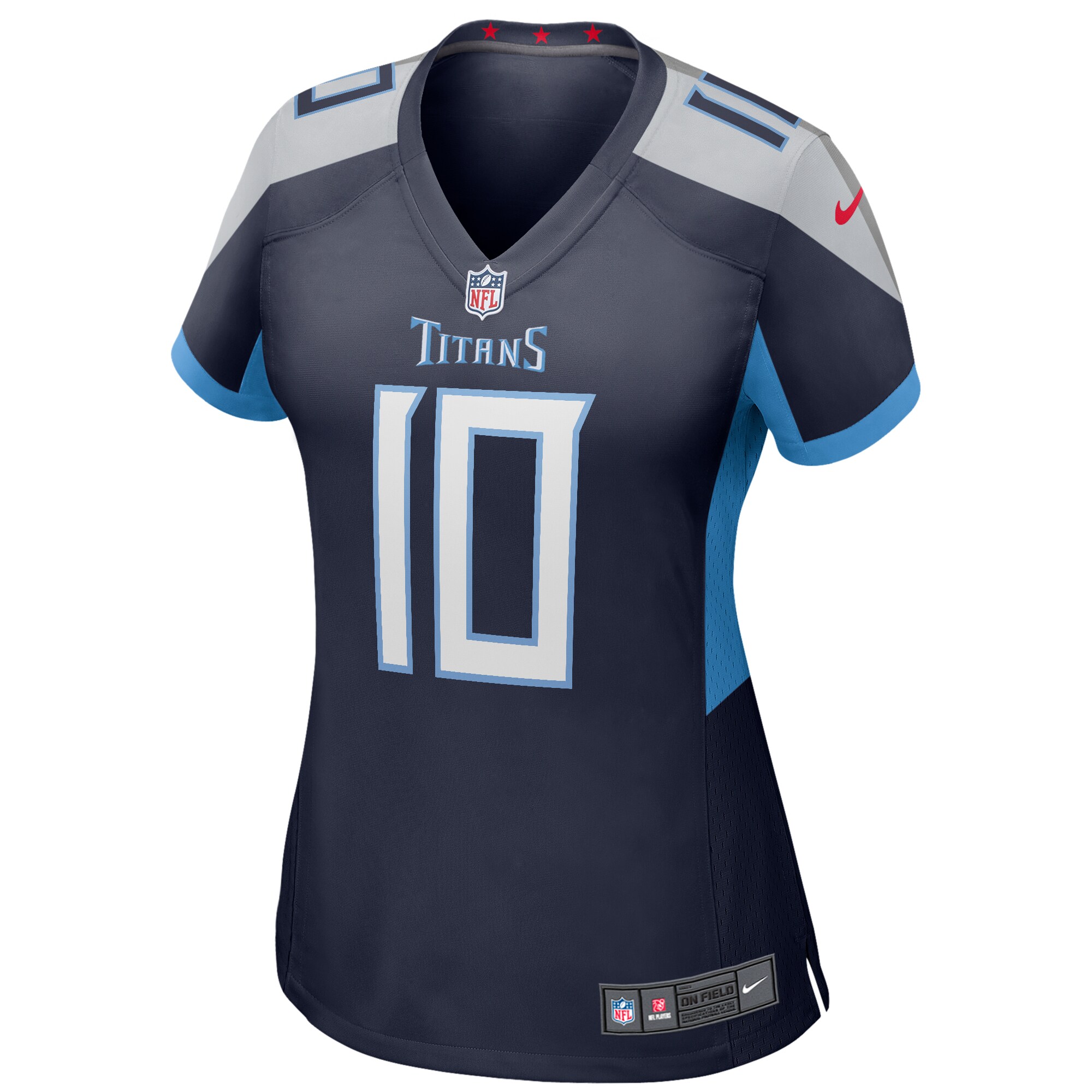 Vince Young Tennessee Titans Women's Game Retired Player Jersey - Navy