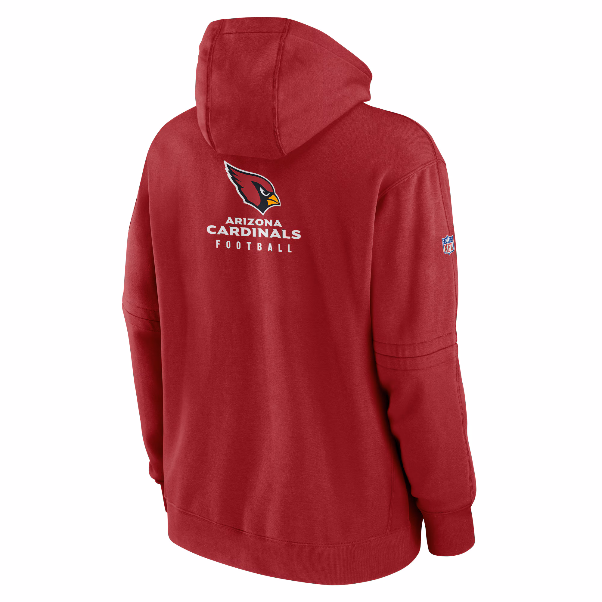 Arizona Cardinals Sideline Club Fleece Pullover Hoodie - Cardinal