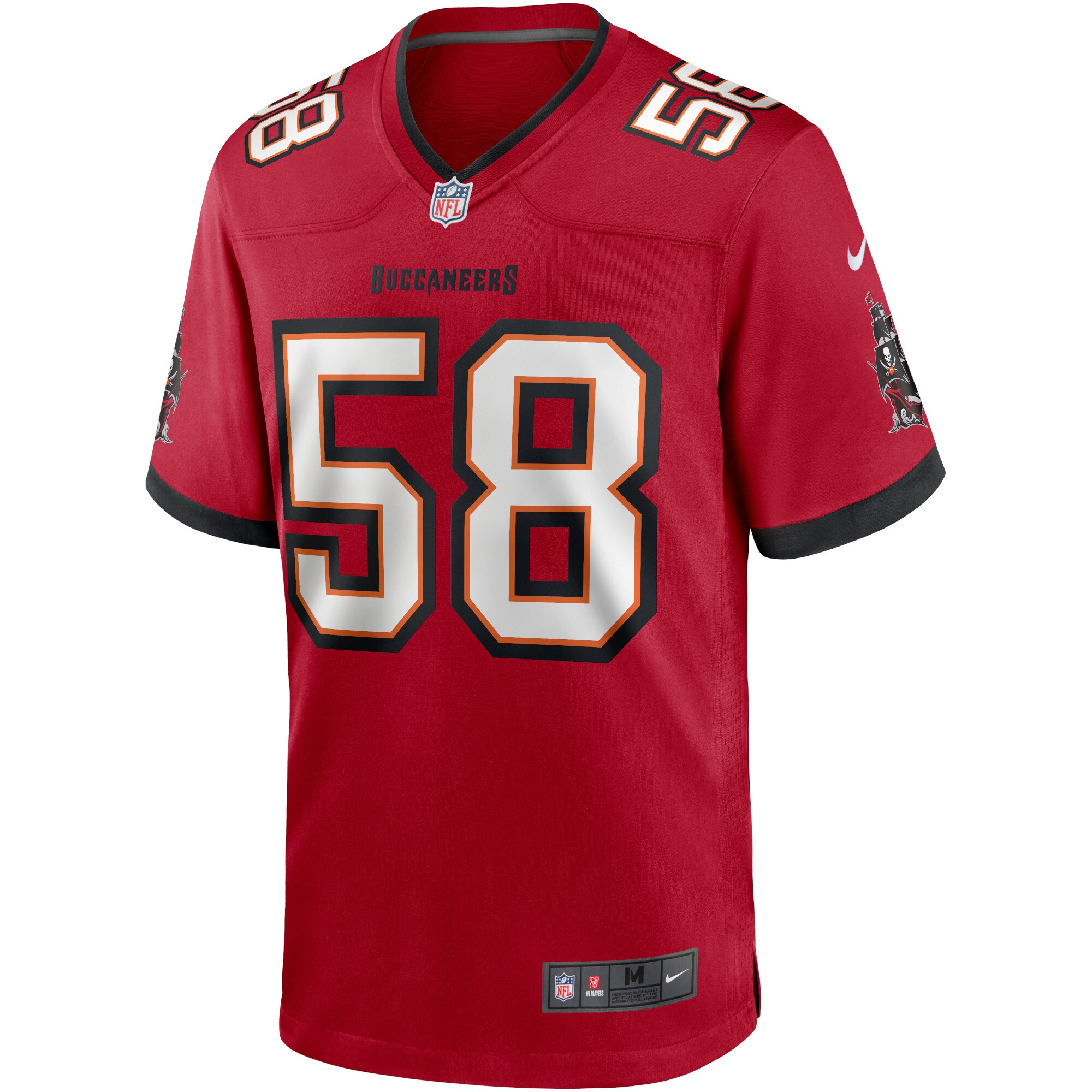 Shaquil Barrett Tampa Bay Buccaneers  Game Jersey - Red