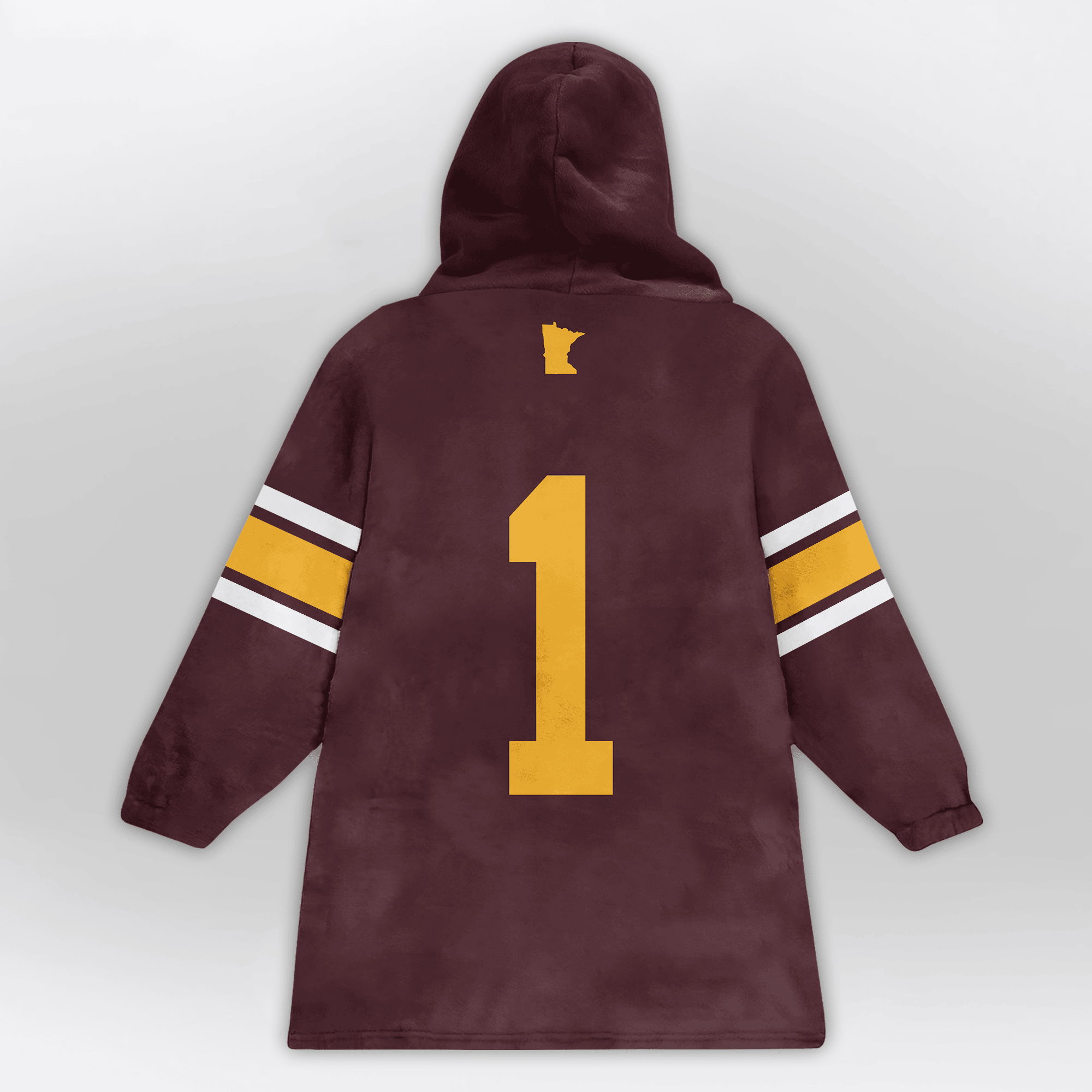 Adult Minnesota Football Unisex Blanket Hoodie