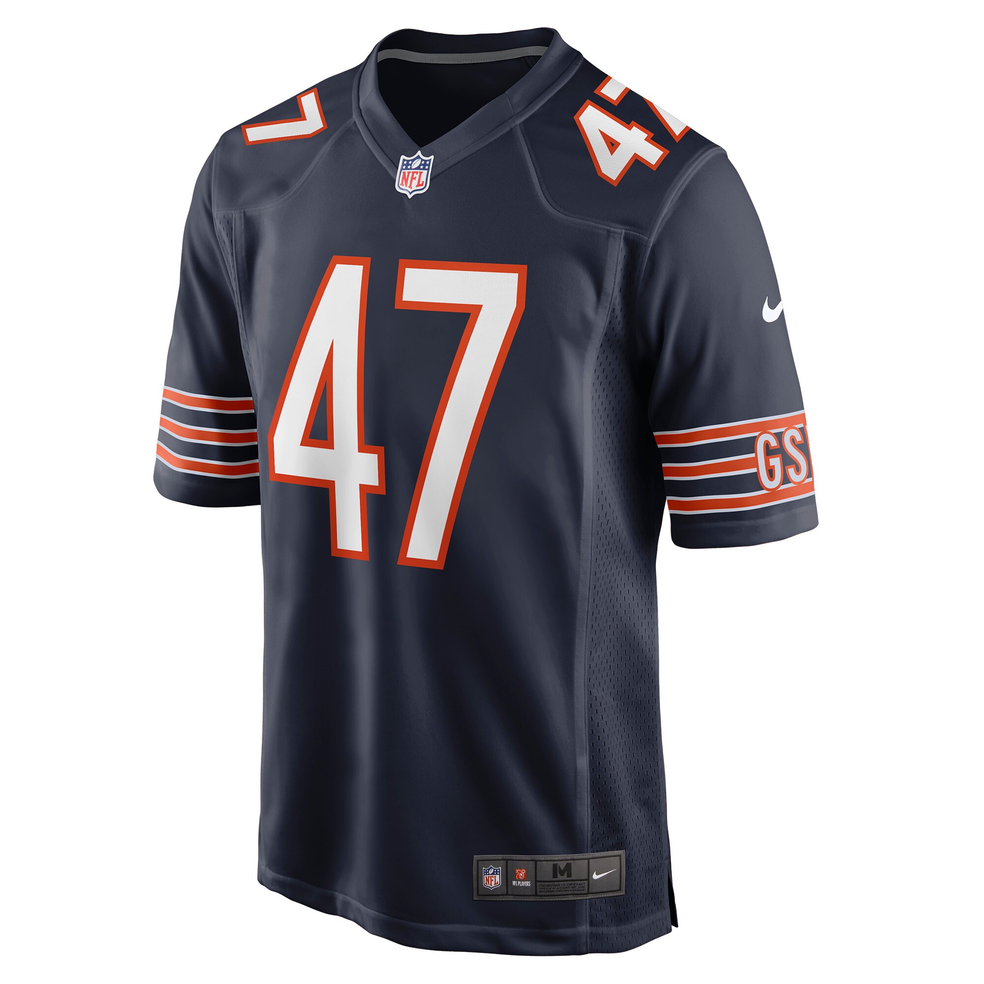 A.J. Klein Chicago Bears  Game Player Jersey - Navy