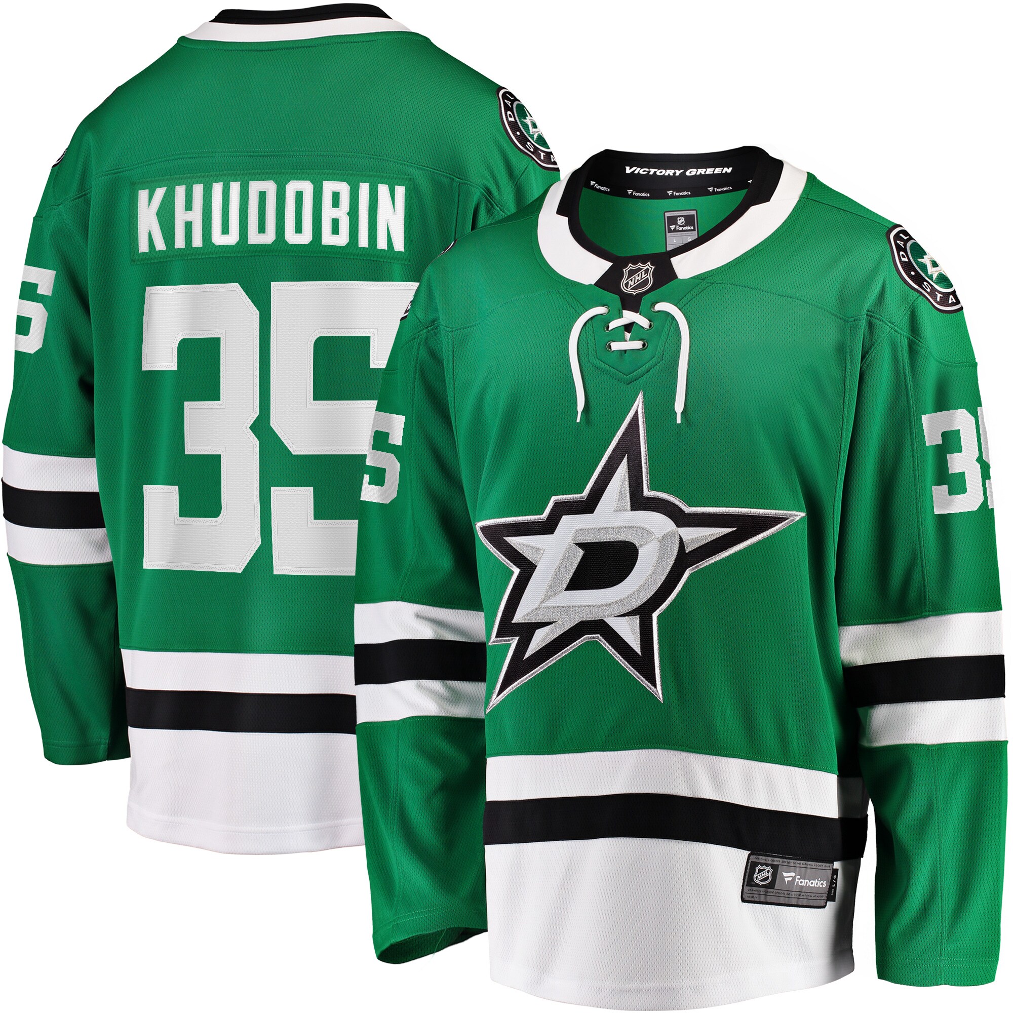 Anton Khudobin Dallas Stars Breakaway Player Jersey - Kelly Green