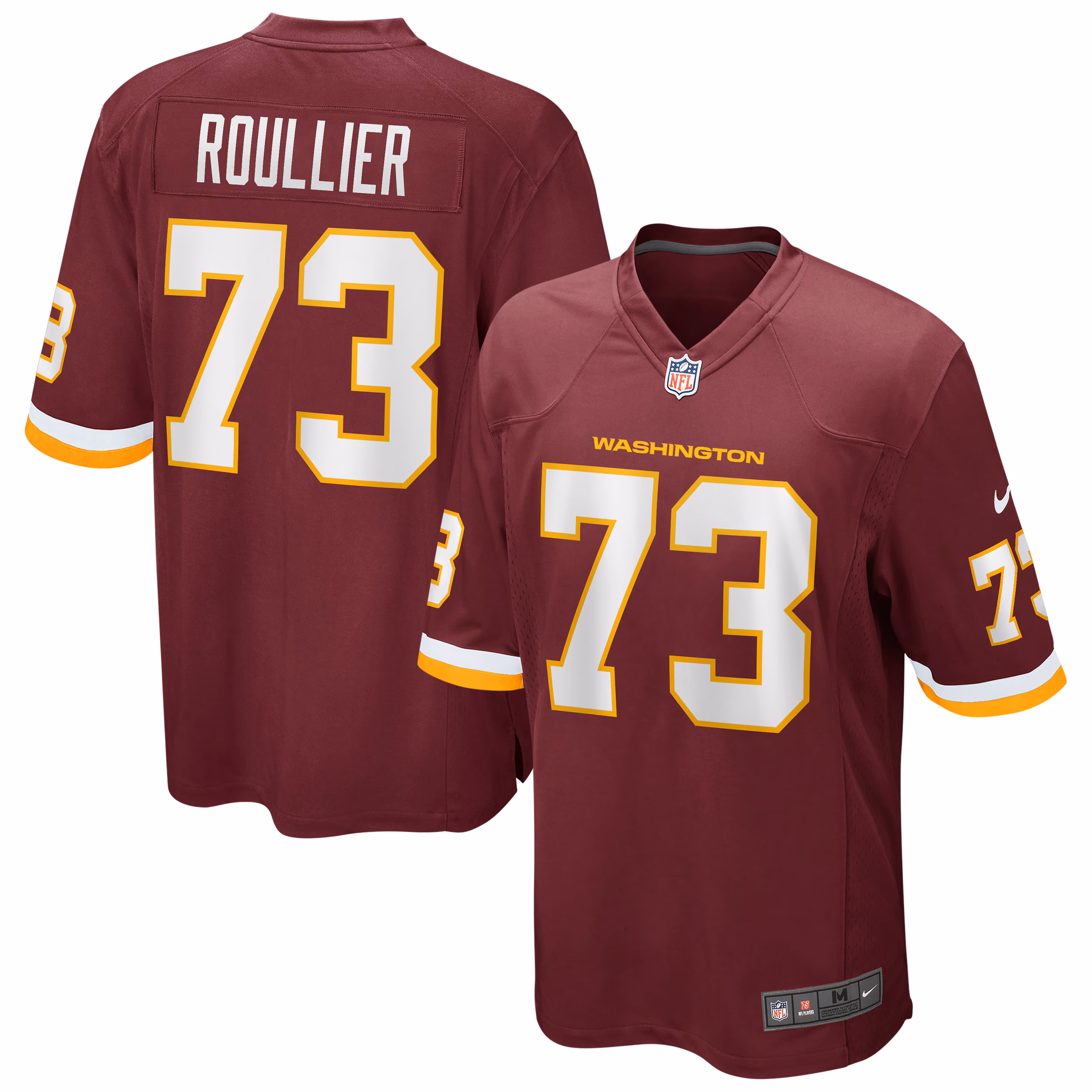 Chase Roullier Washington Football Team Game Player Jersey - Burgundy