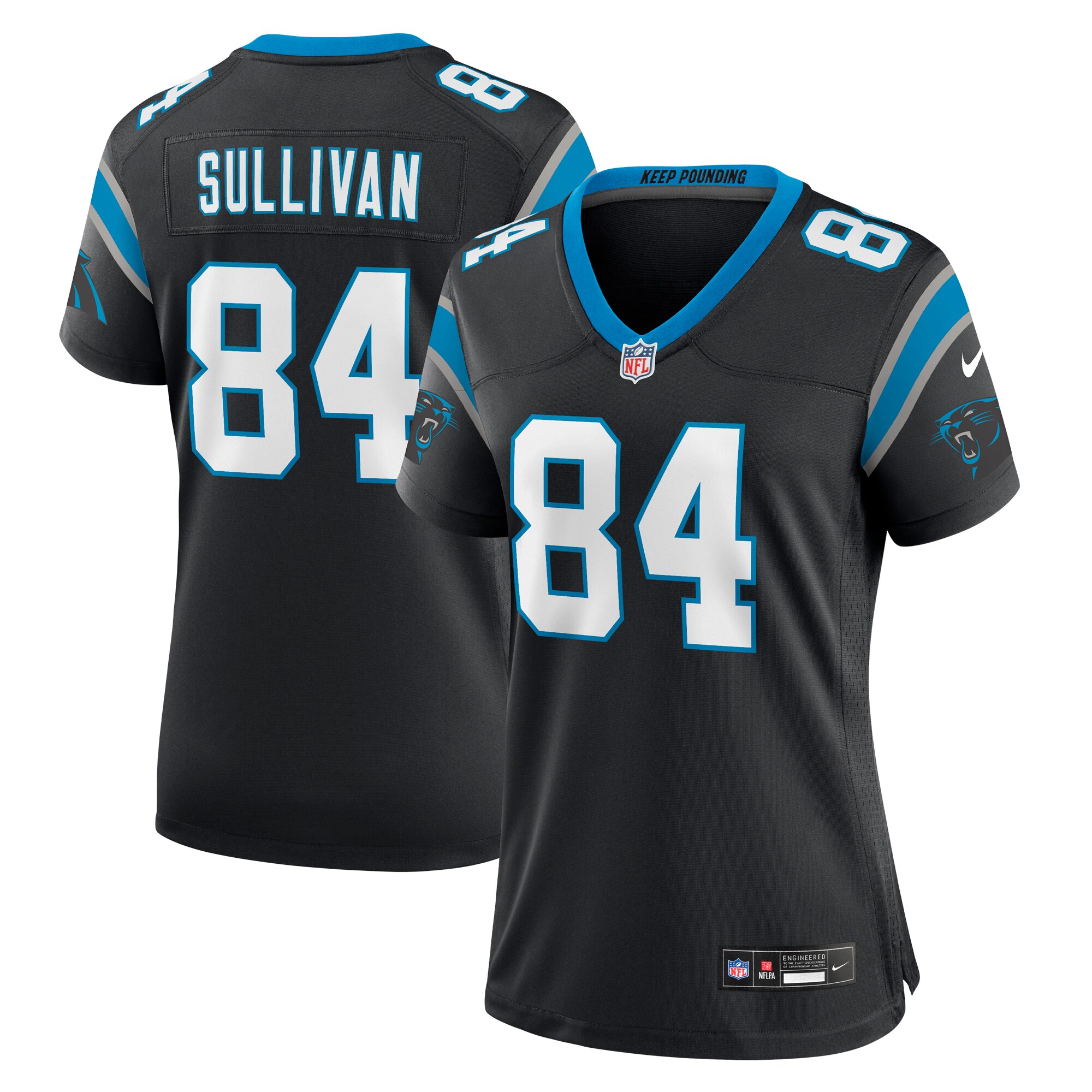 Stephen Sullivan Carolina Panthers Women's Team Game Jersey - Black