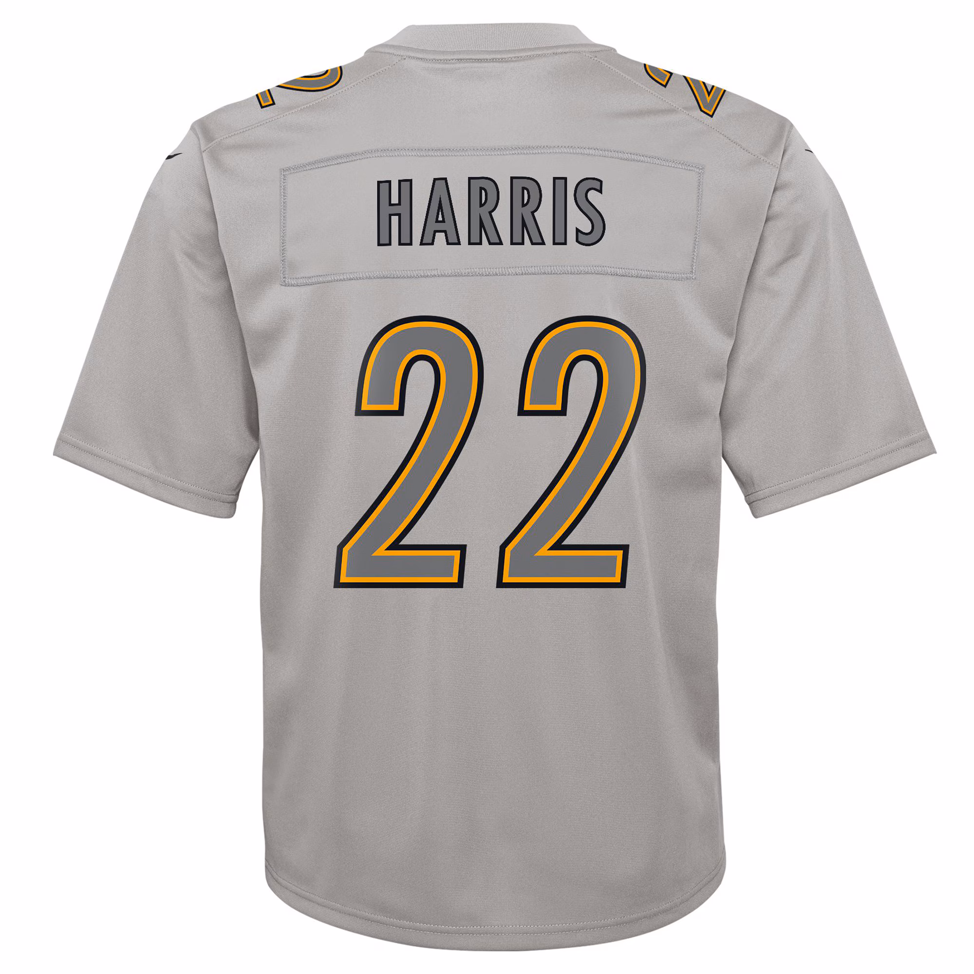 Najee Harris Pittsburgh Steelers Youth Atmosphere Game Jersey - Gray