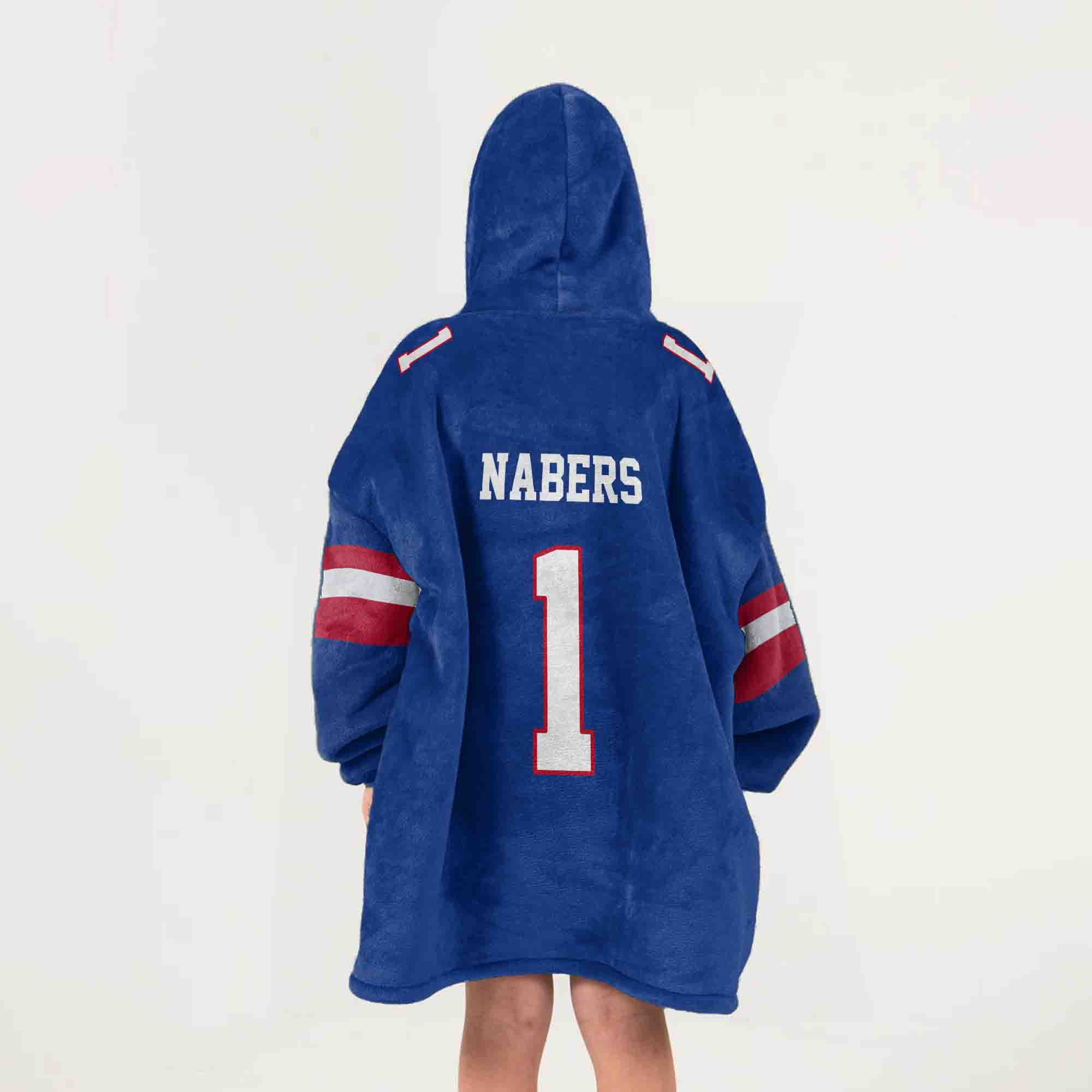 Adult MN 1 New York G Football Unisex Blanket Hoodie