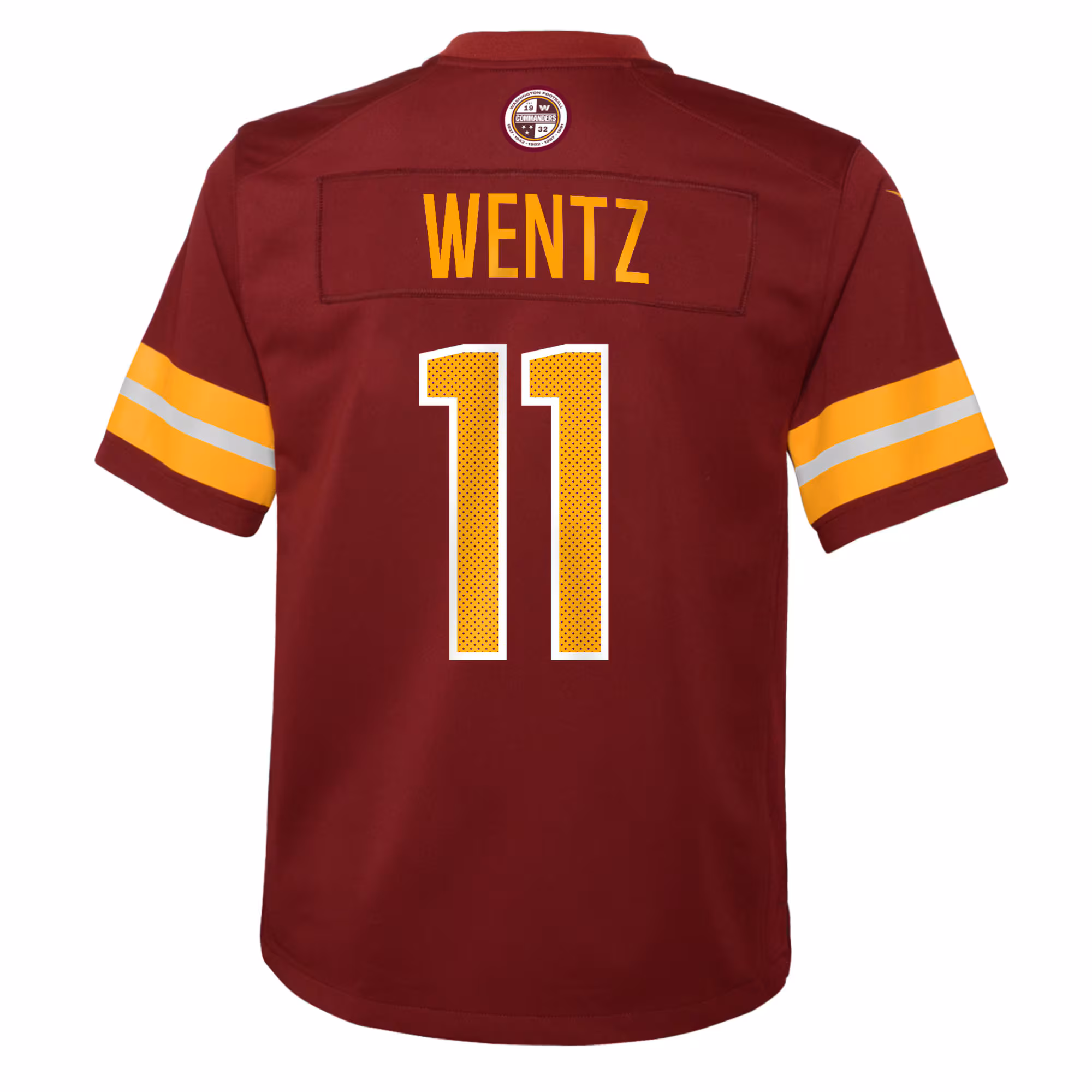 Carson Wentz Washington Commanders Youth Alternate Game Jersey - Black