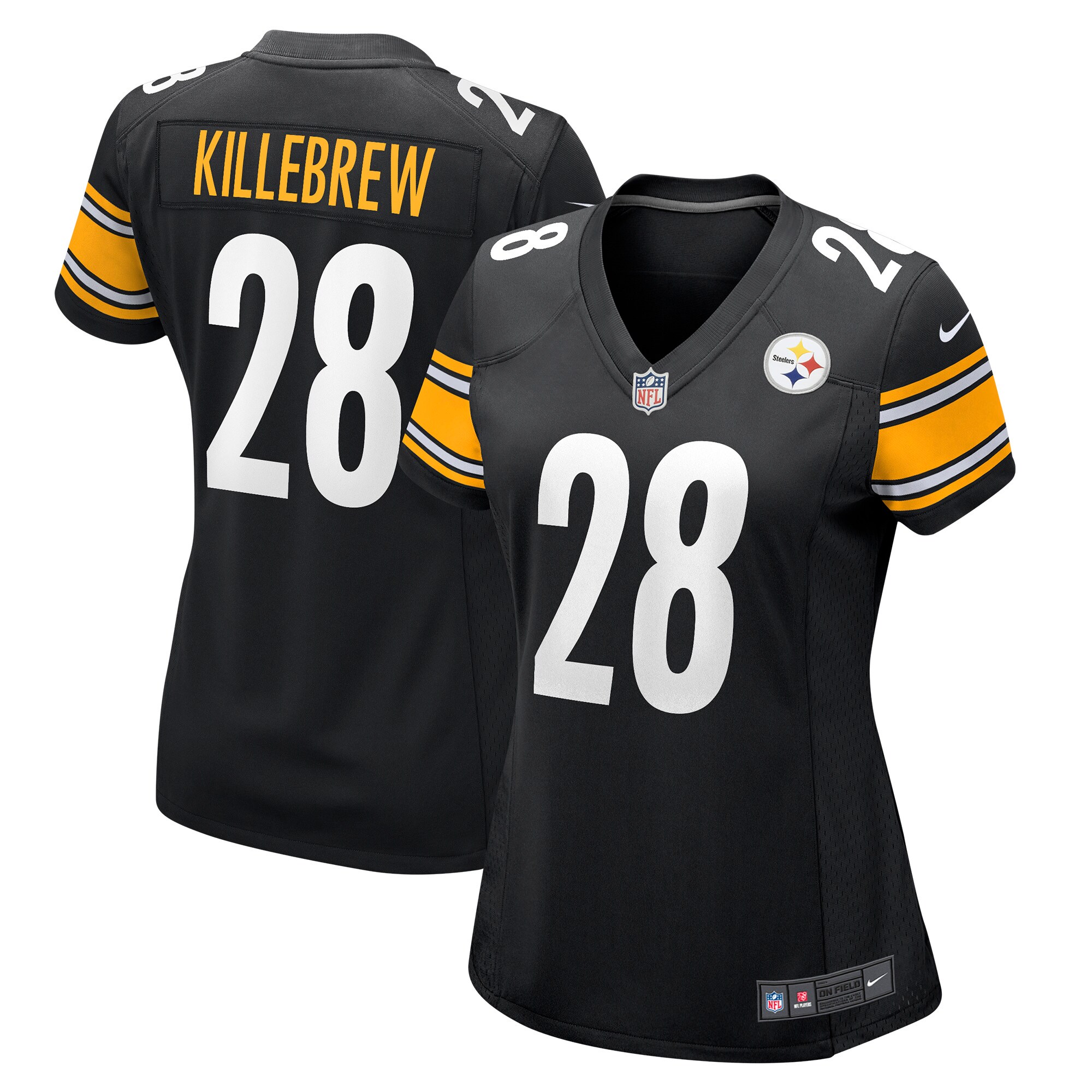 Miles Killebrew Pittsburgh Steelers  Women's Game Jersey - Black