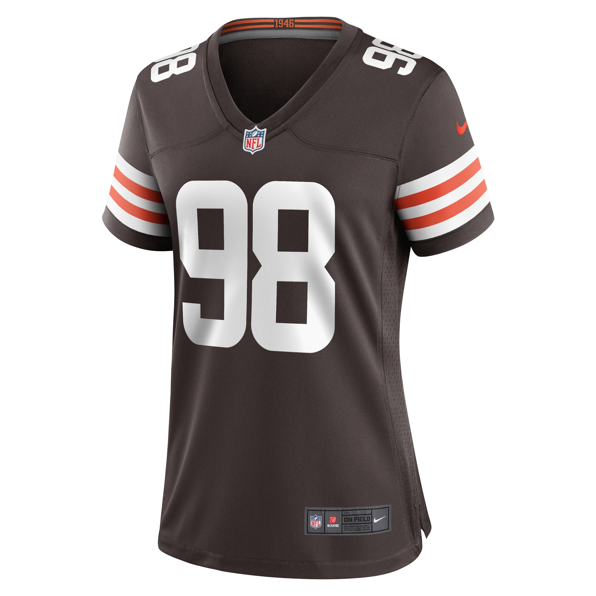 Trysten Hill Cleveland Browns Women's Game Jersey - Brown