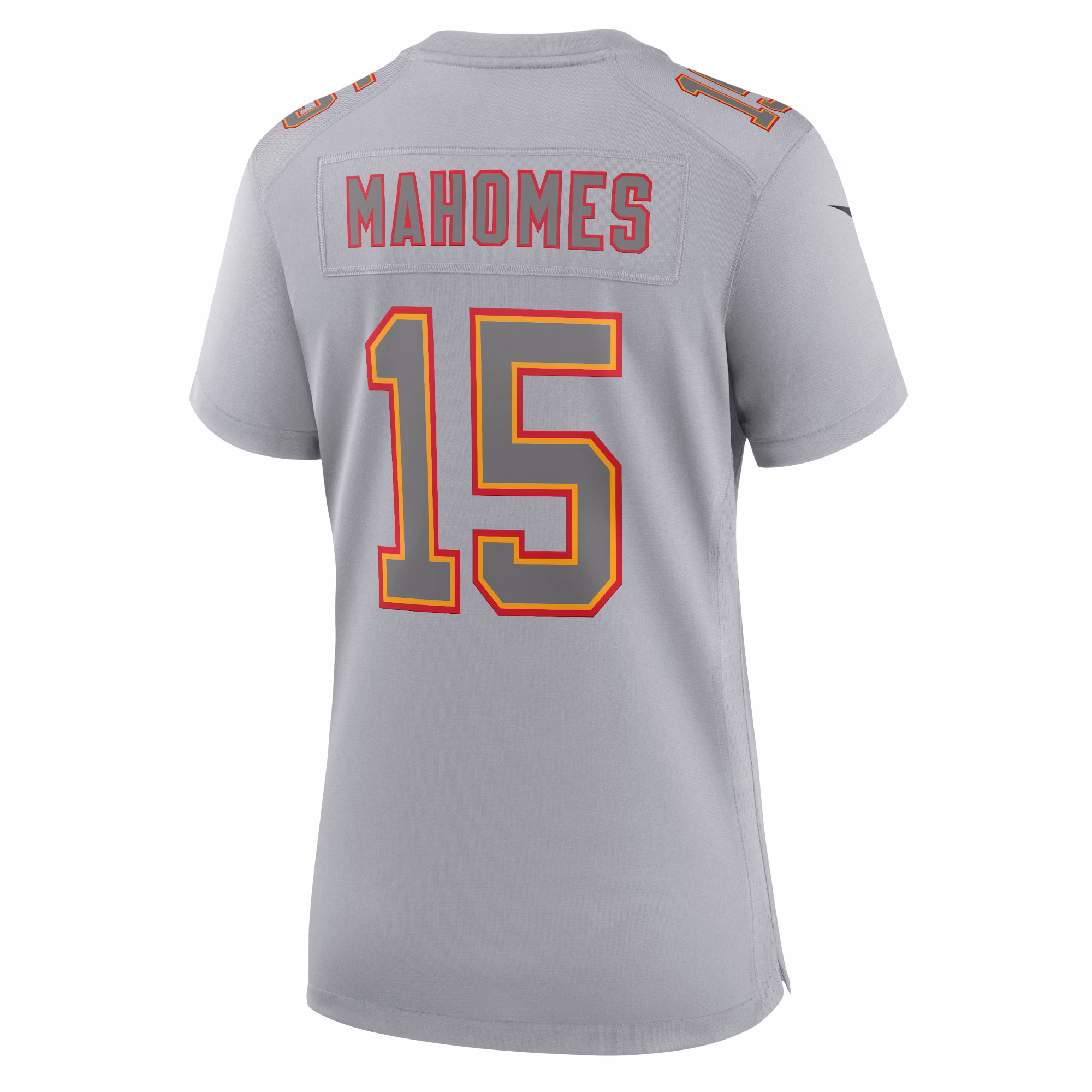 Patrick Mahomes Kansas City Chiefs  Women's 2023 Super Bowl LVIII Atmosphere Fashion Game Jersey - Gray