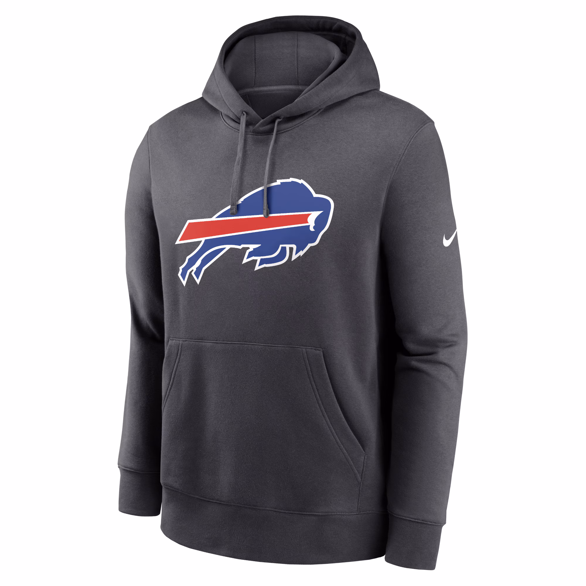 Buffalo Bills Club Logo Pullover Hoodie - Anthracite