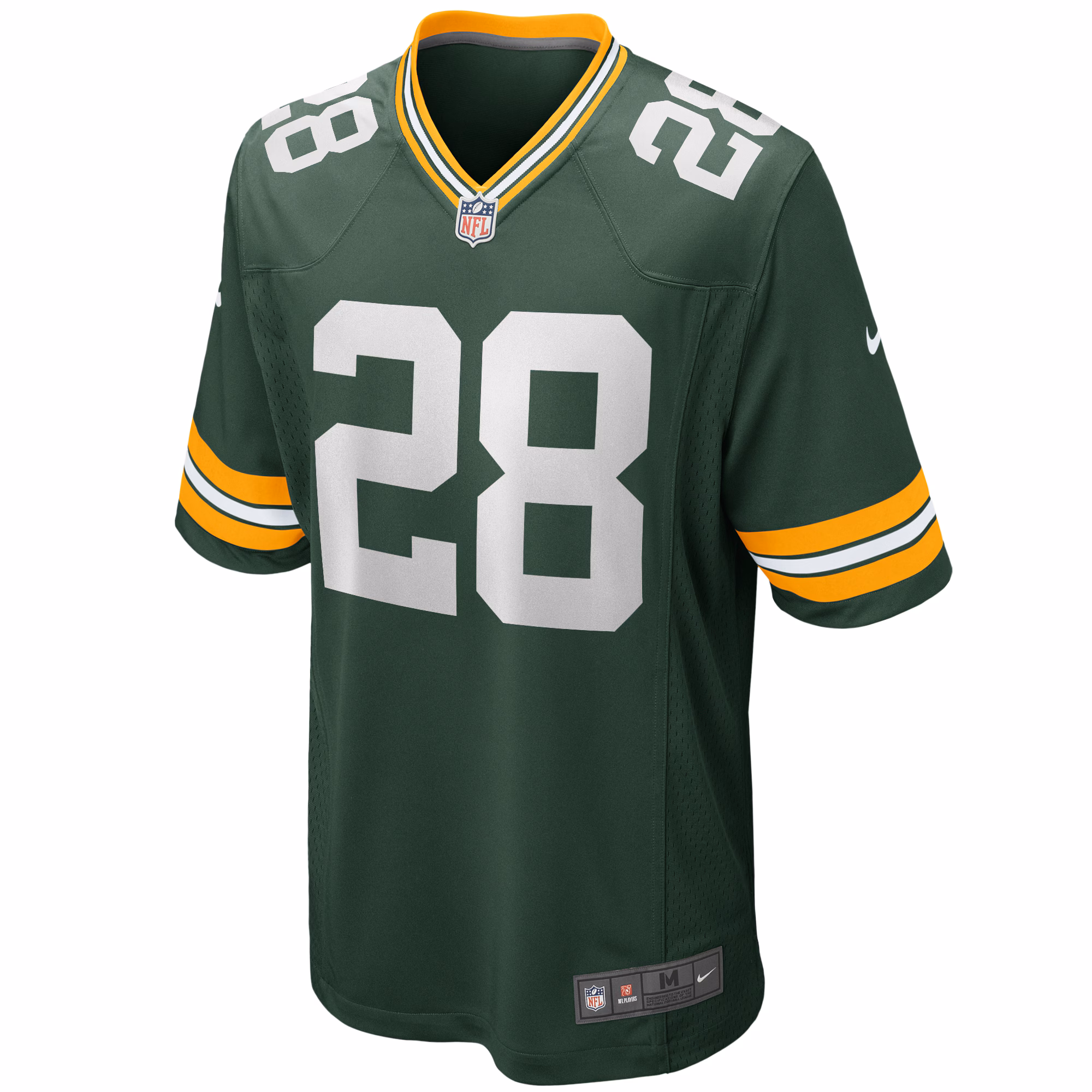 AJ Dillon Green Bay Packers Game Player Jersey - Green